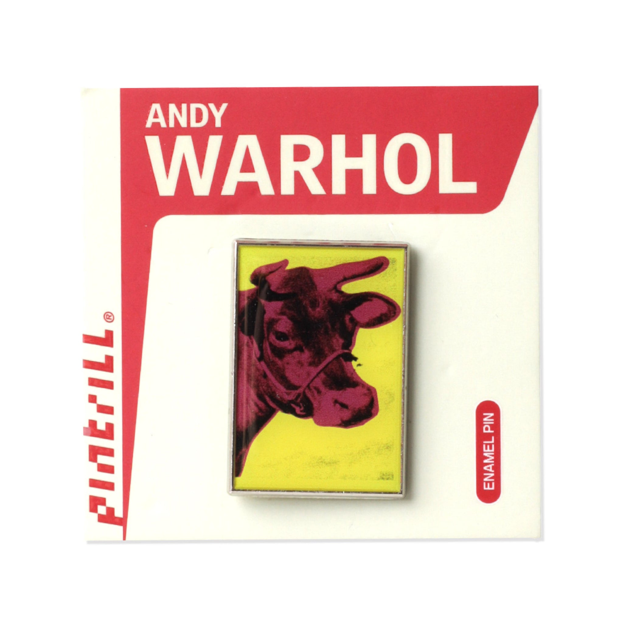 Warhol Cows Yellow & Red Pin Series 1