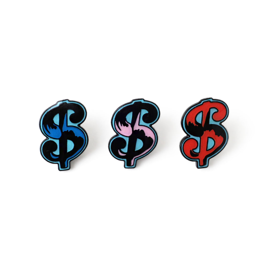 Warhol Dollar Sign Pin Set Series 1