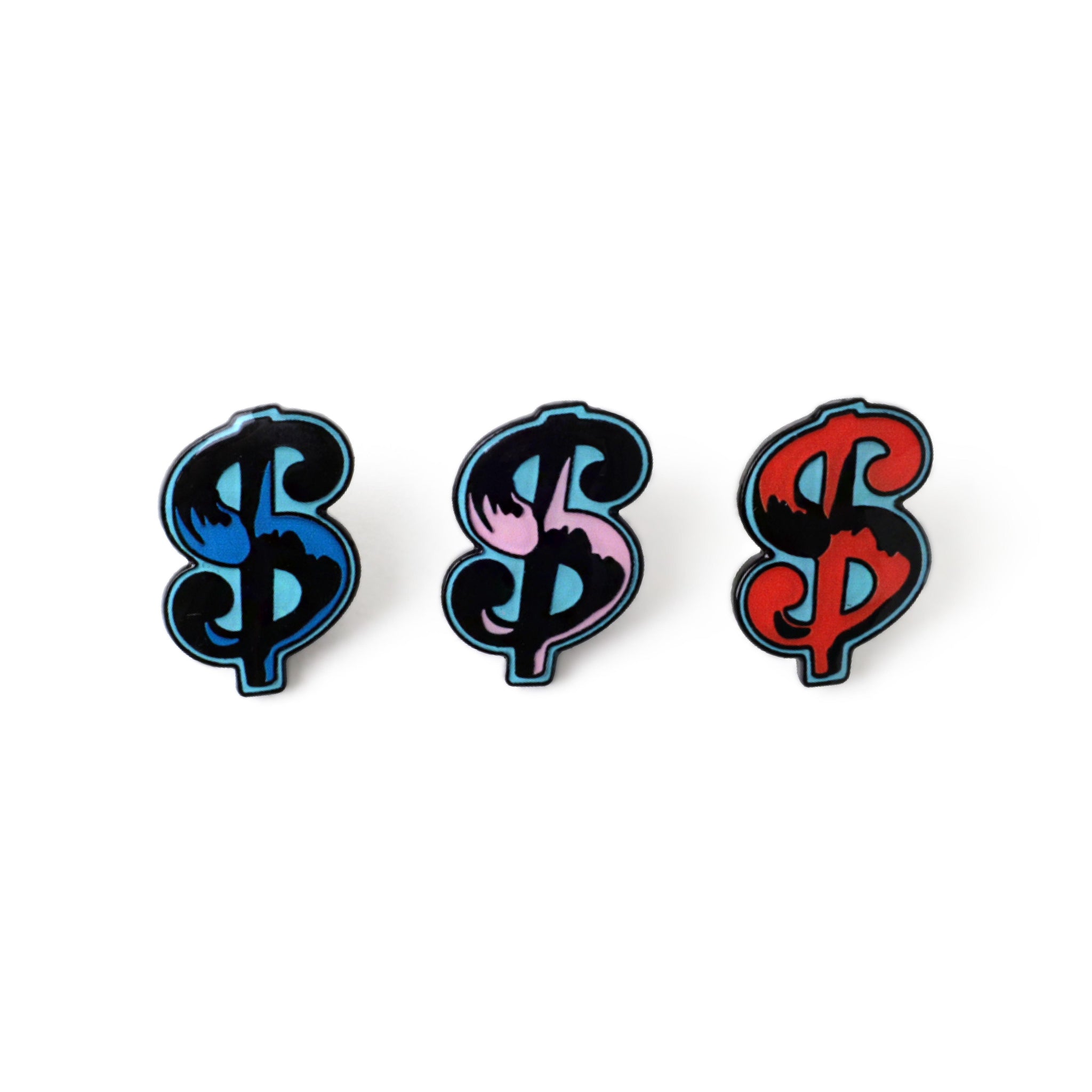 Warhol Dollar Sign Pin Set Series 1