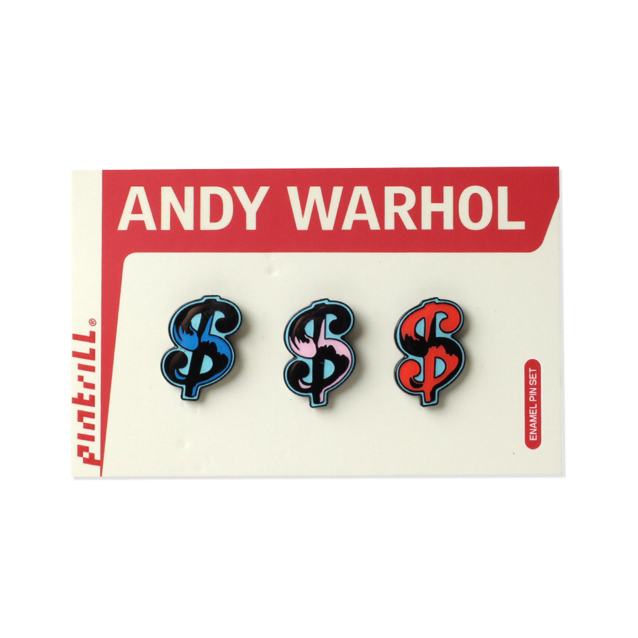 Warhol Dollar Sign Pin Set Series 1