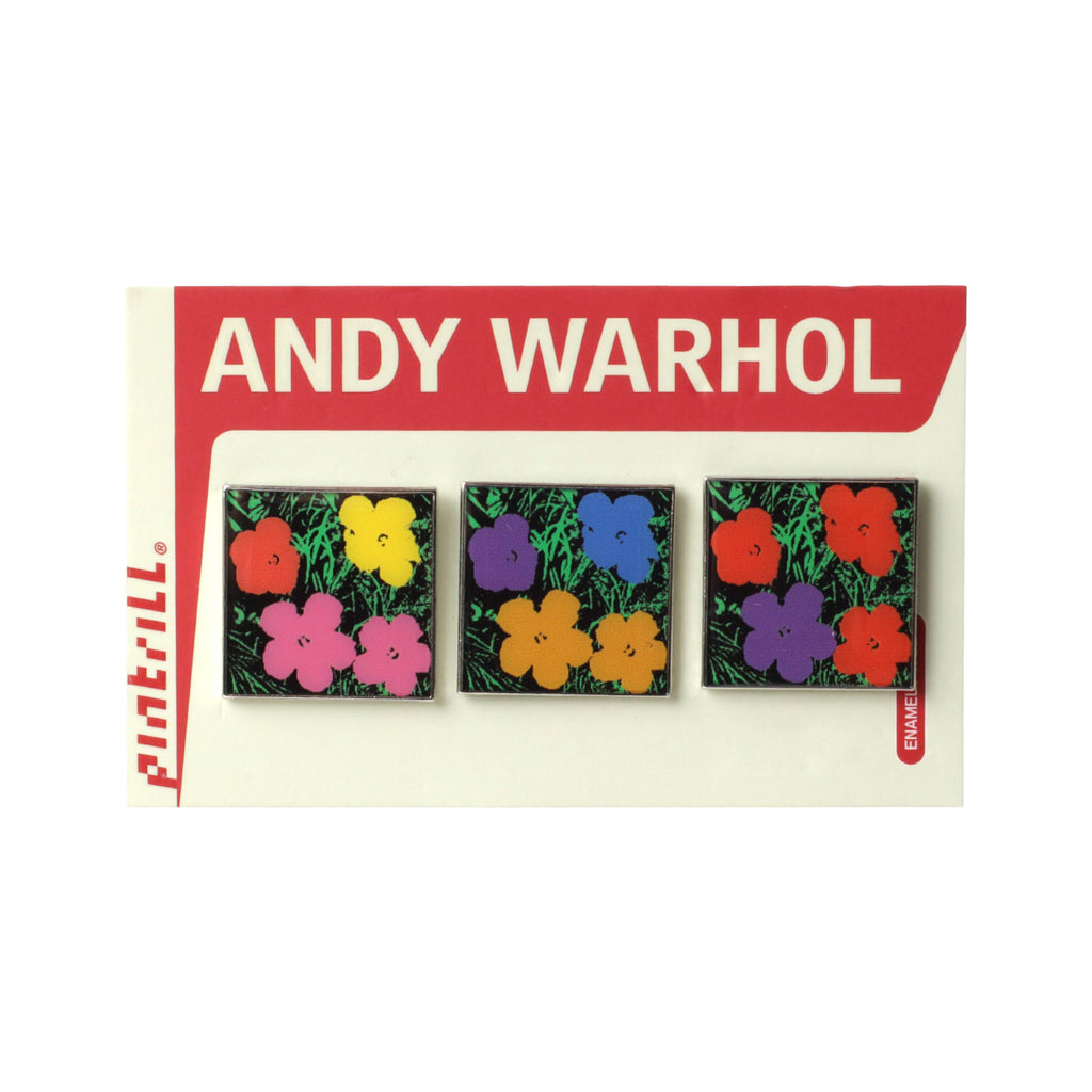 Warhol Flowers Pin Set Series 1