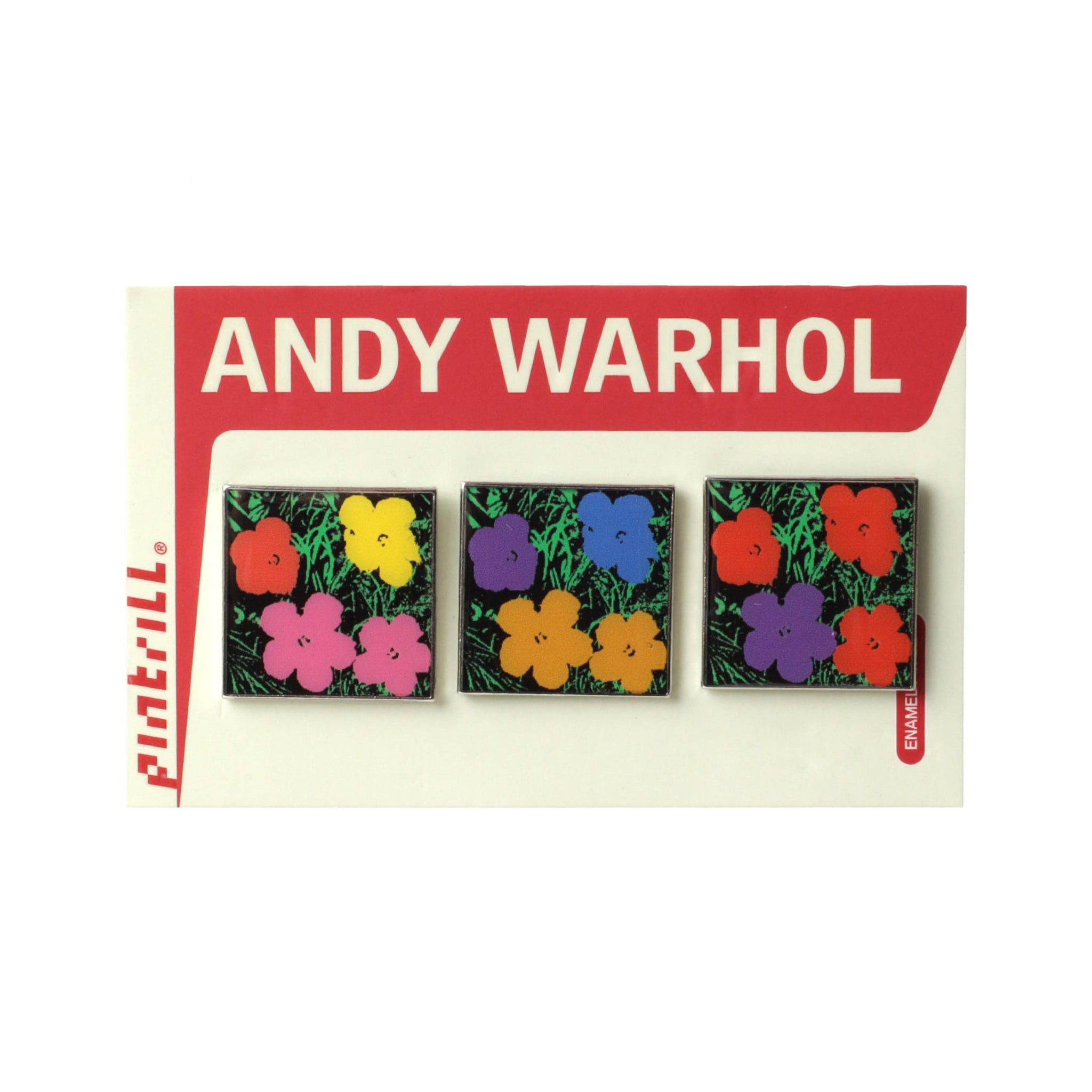 Warhol Flowers Pin Set Series 1