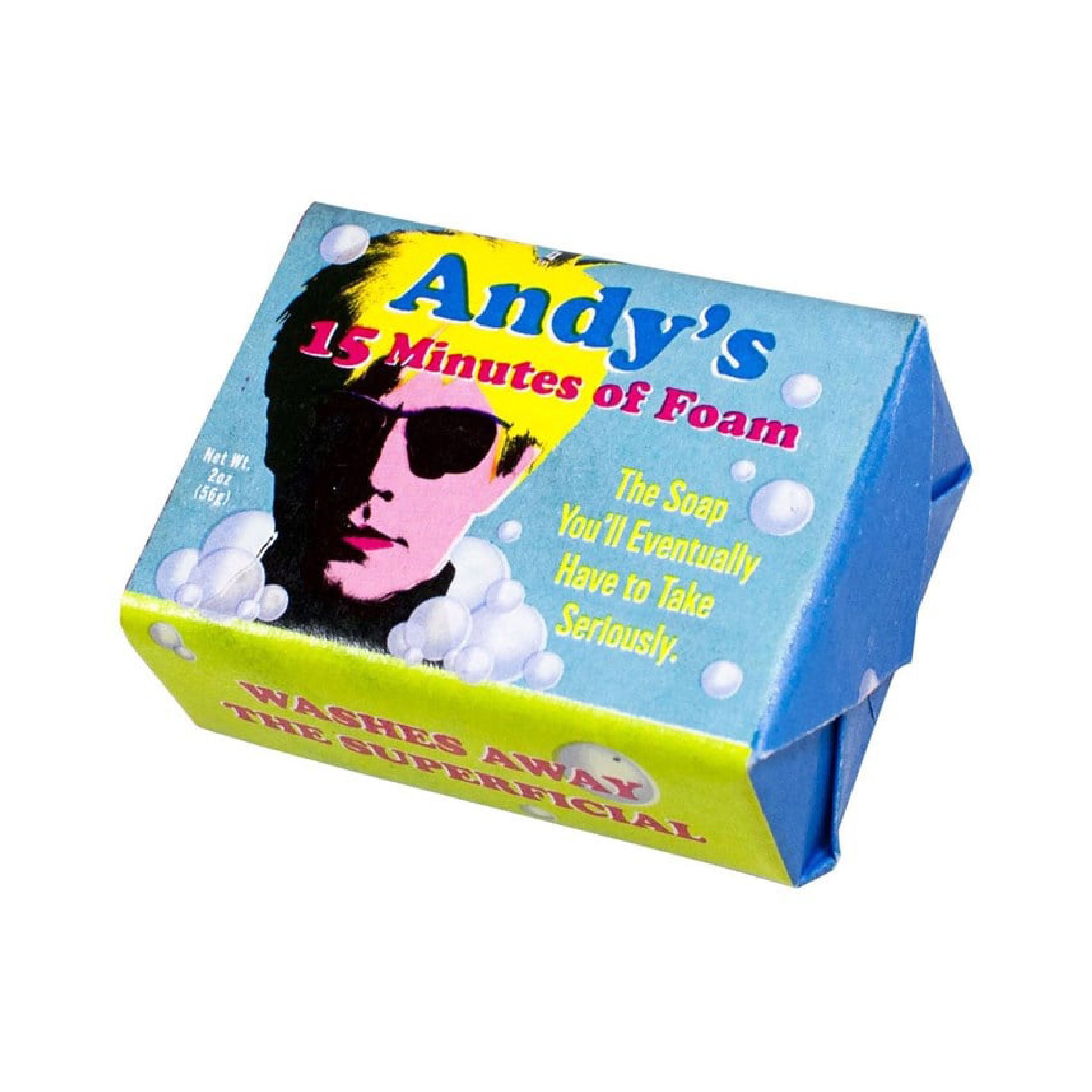Pop Art Soap - Andy's 15 Minutes of Foam | Limited Edition Gift – The