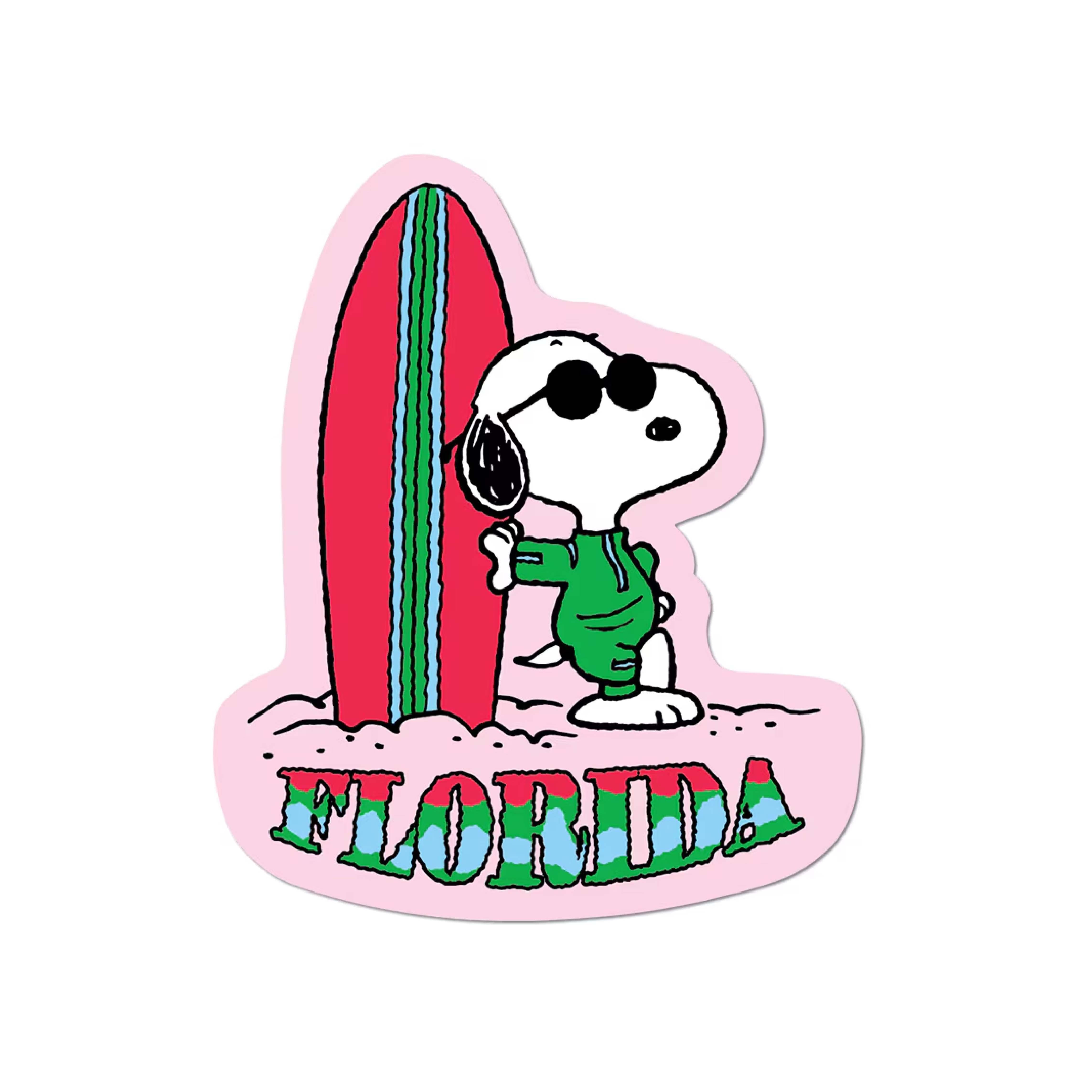 Florida Surfing Snoopy Sticker Main image