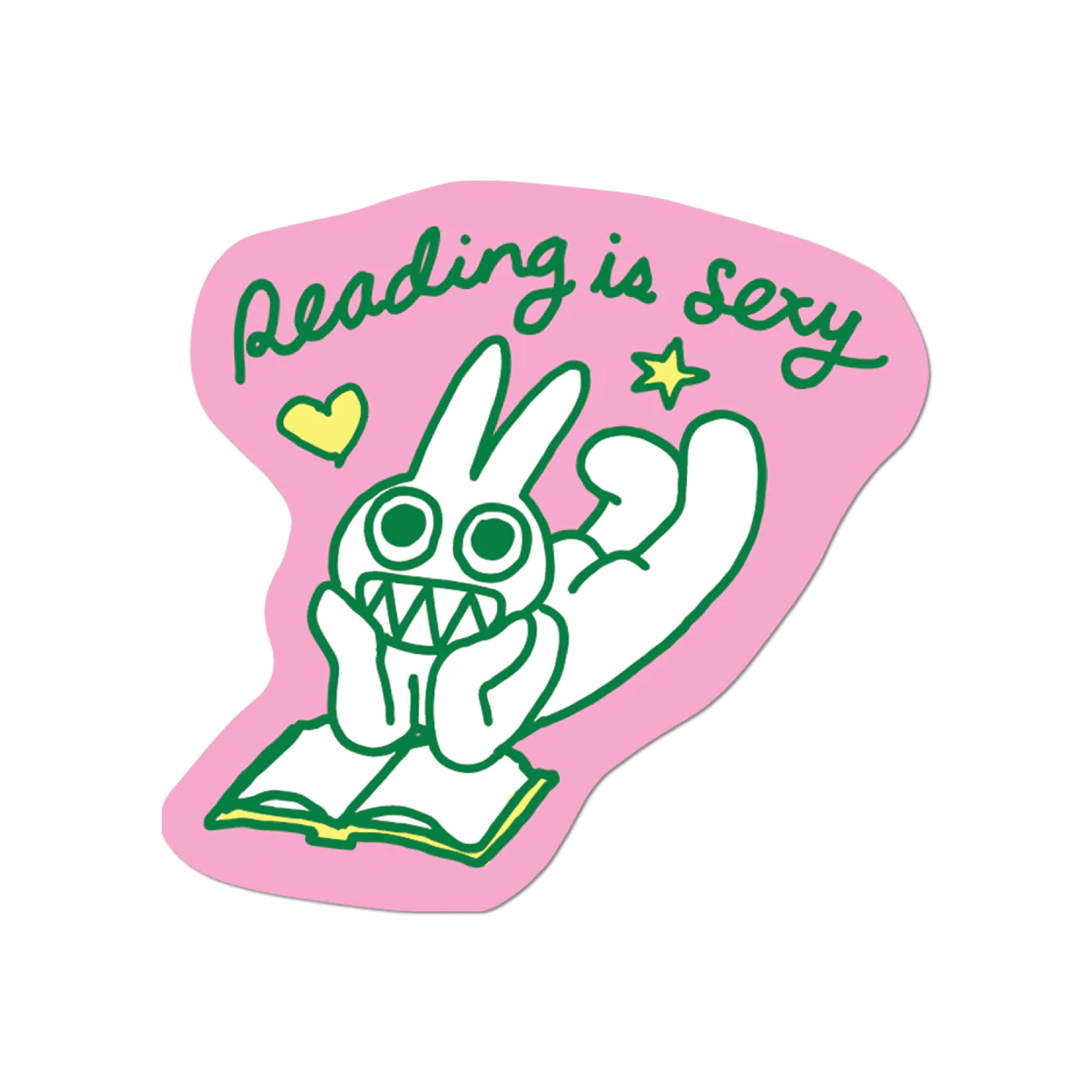 Reading is Sexy Sticker