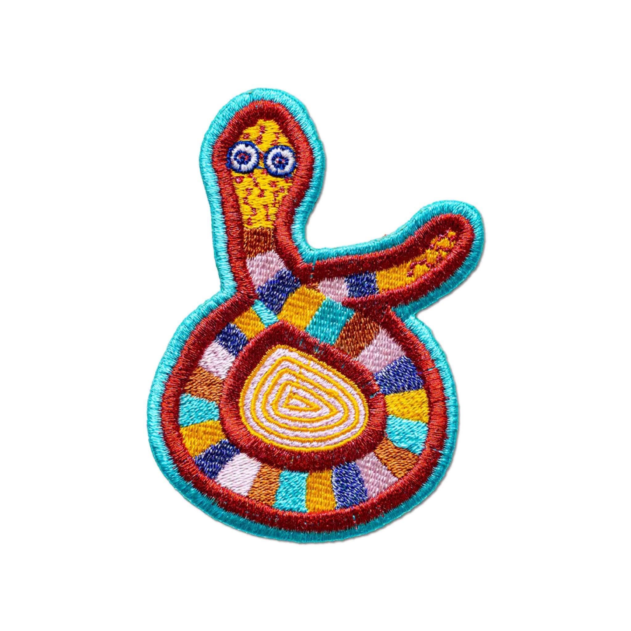 Snake Patch – Jeffrey Gibson Iron-On Embroidered Patch – The Wynwood ...
