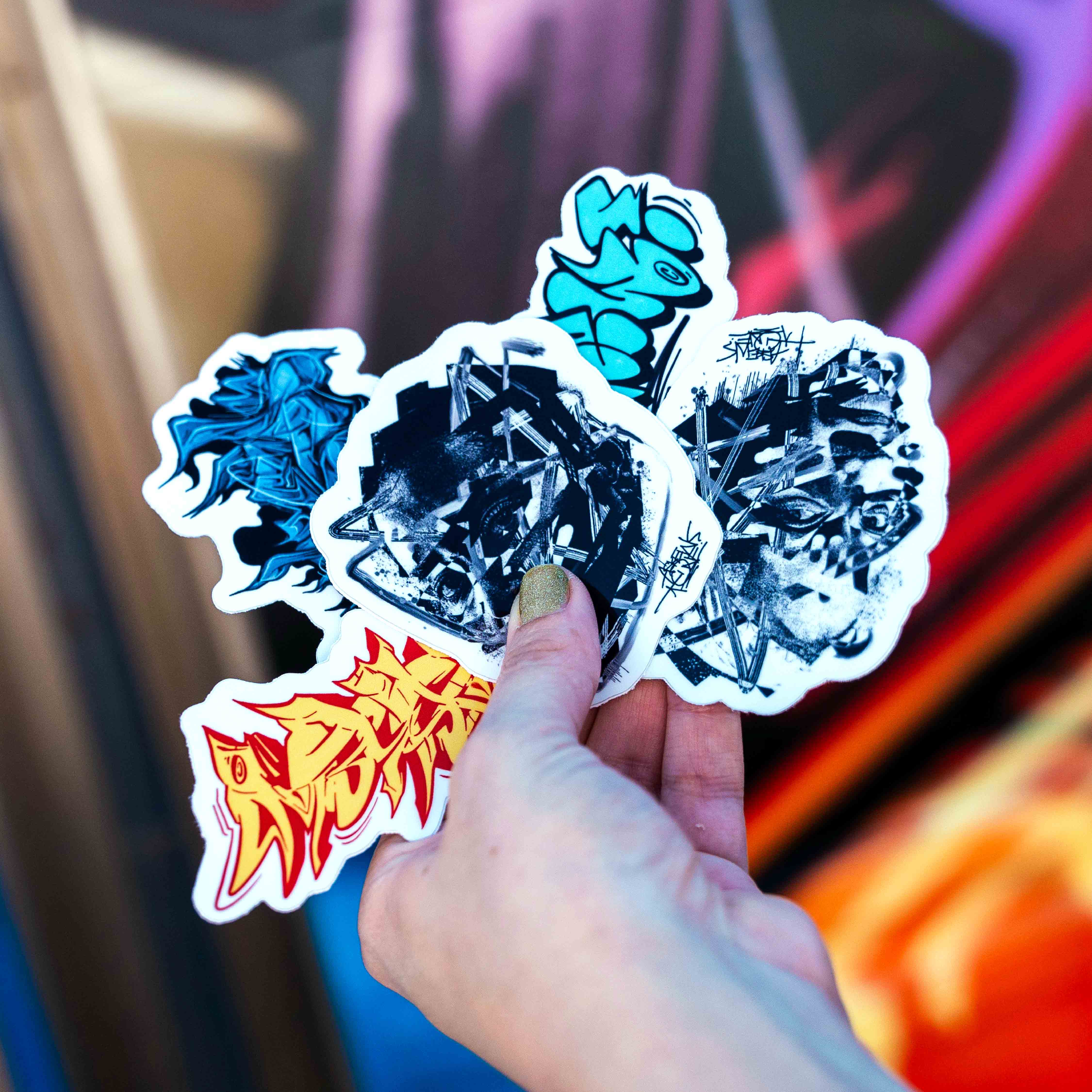 WTW アート　A3 Exclusive Askew One Sticker Pack x Wynwood Walls - Limited Edition