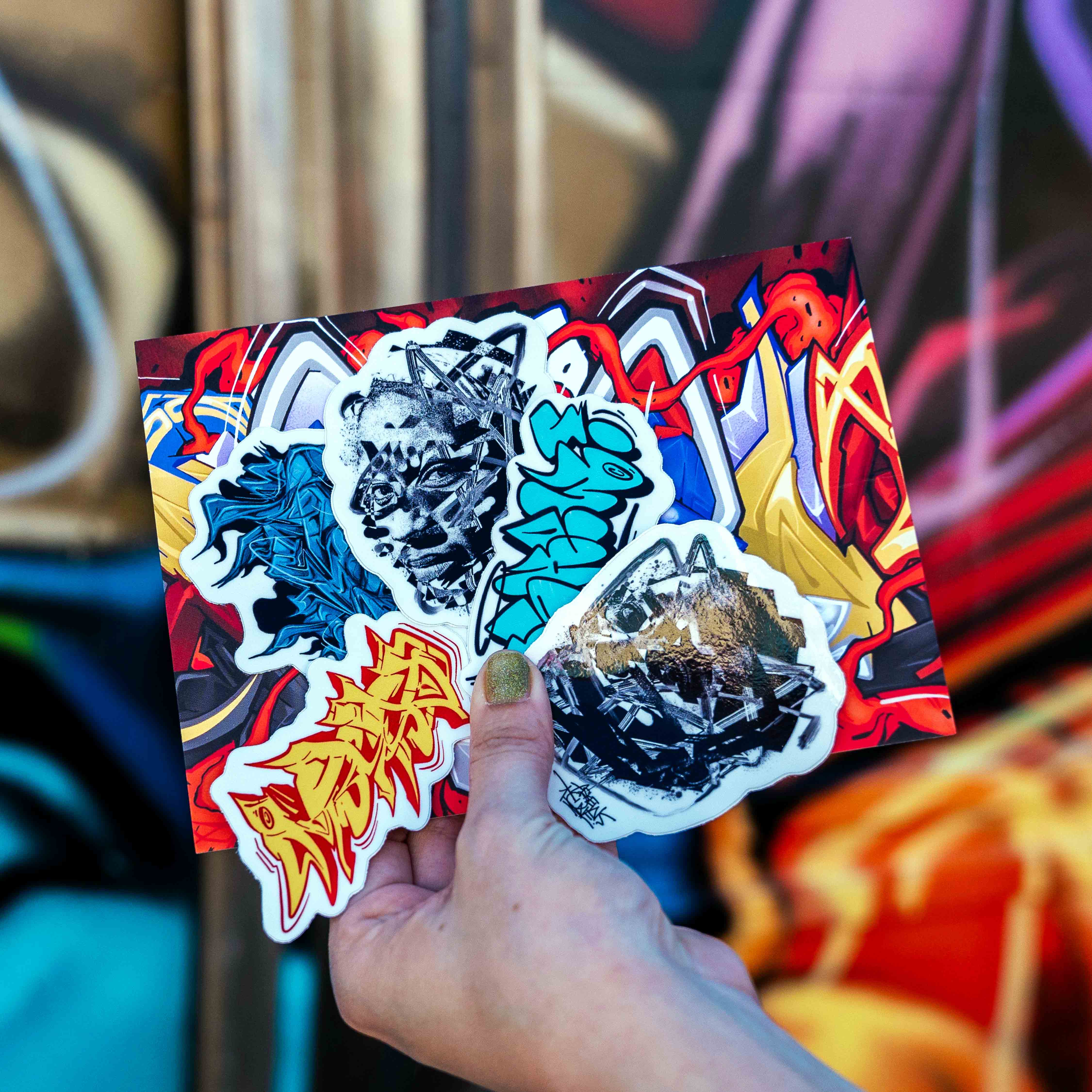 Exclusive Askew One Sticker Pack x Wynwood Walls - Limited Edition