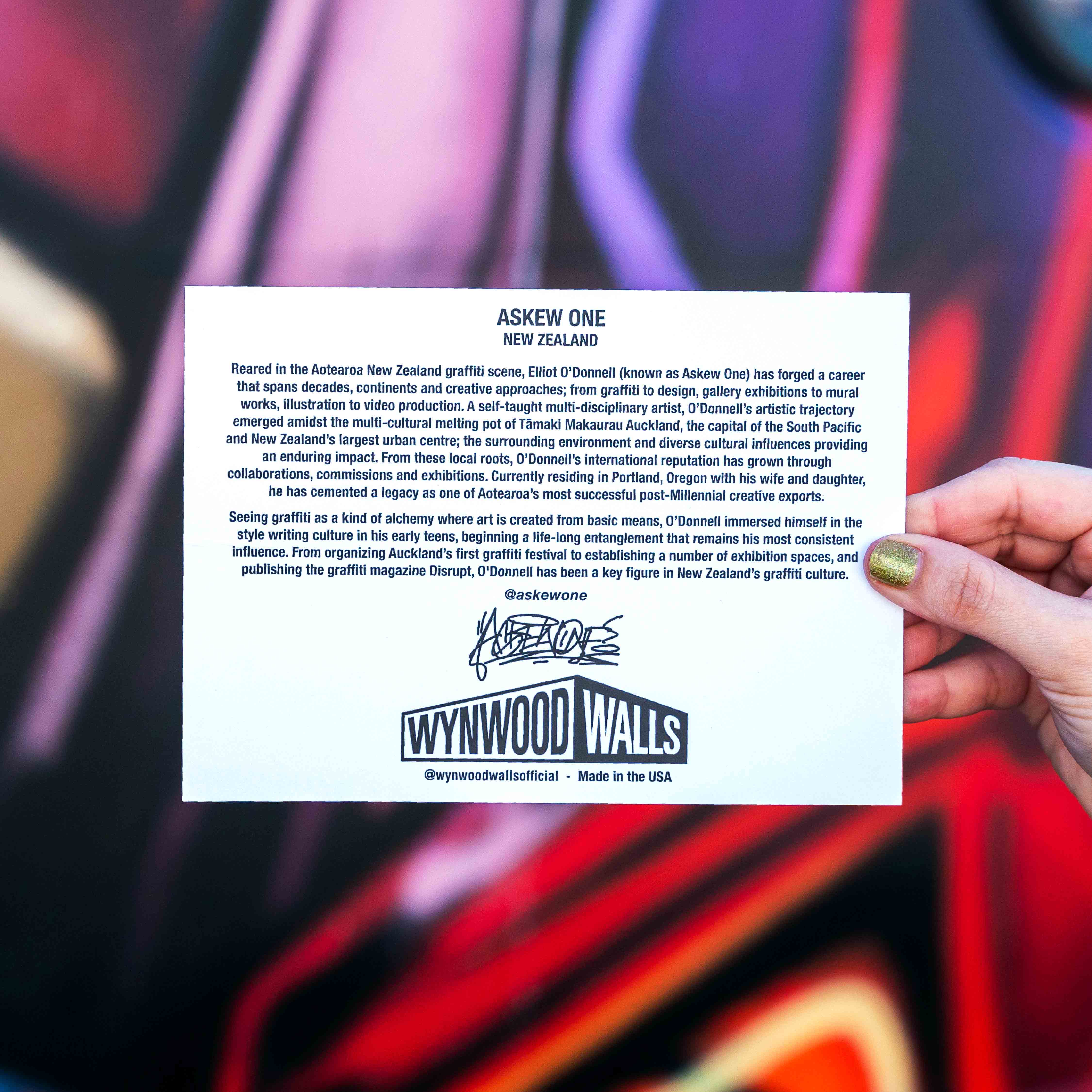 Exclusive Askew One Sticker Pack x Wynwood Walls - Limited Edition