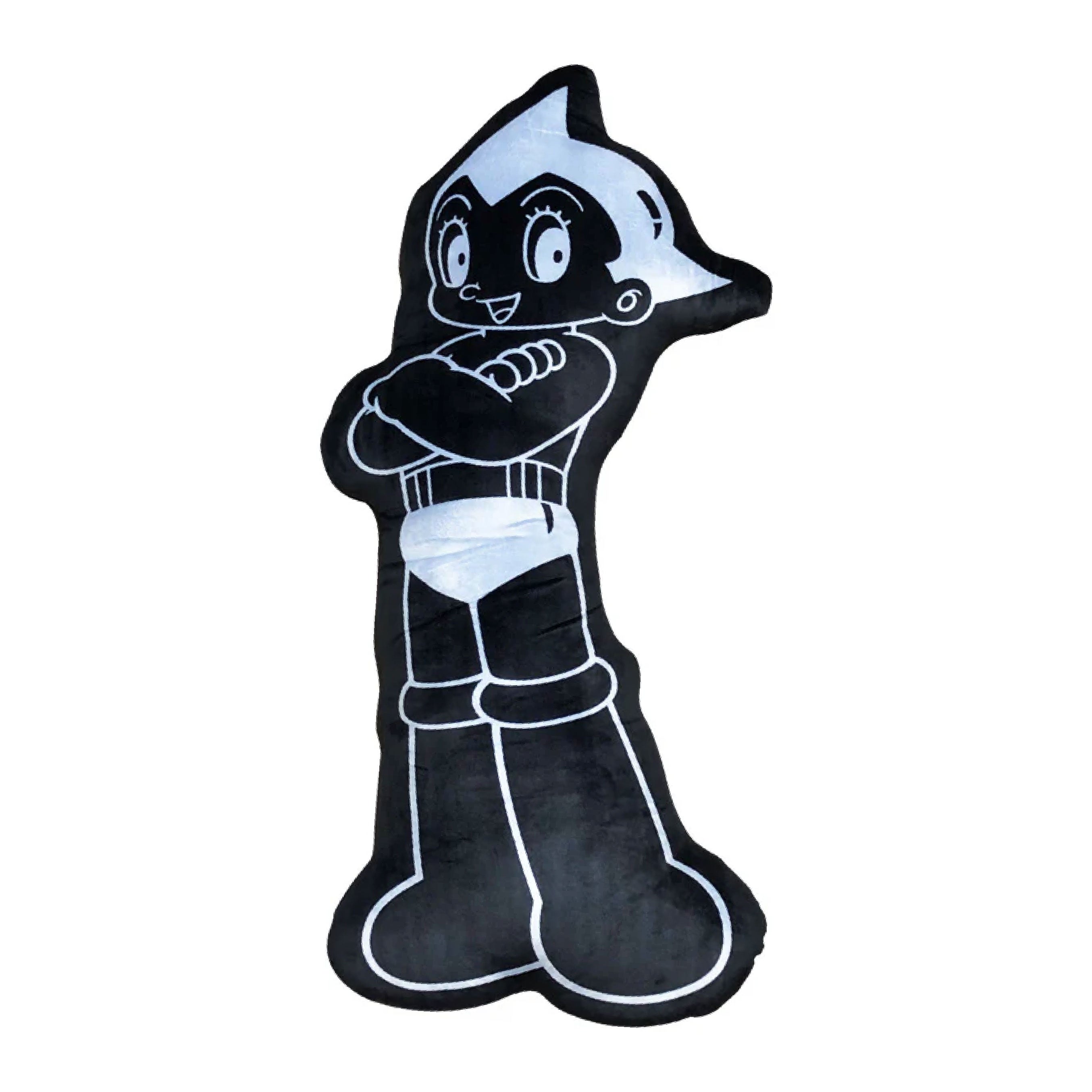 Astro Boy Crossing Arm Black Pillow