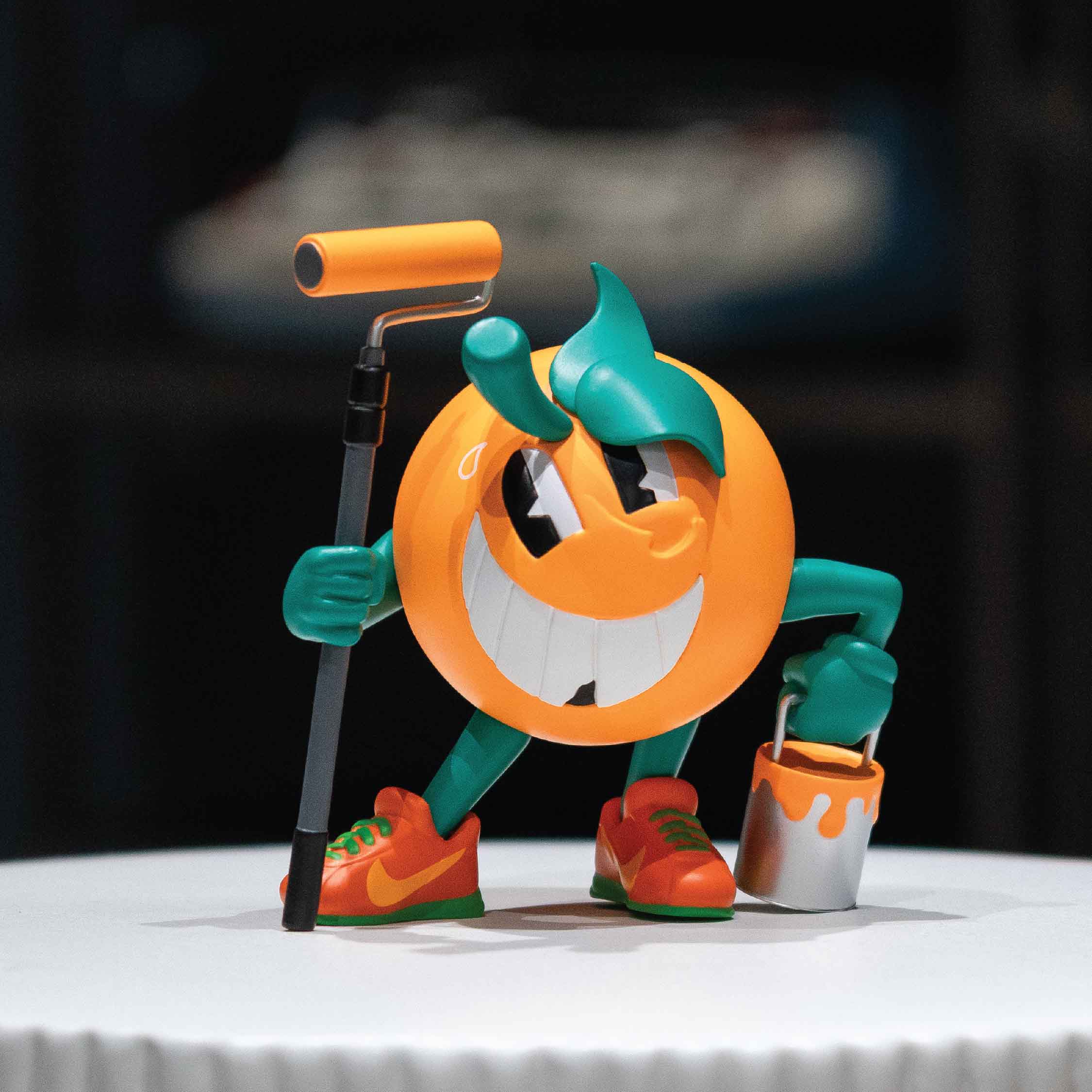 OG　ボールパークインアーリントン　スタジアムフィギュア Atomik Orange OG Roller 4