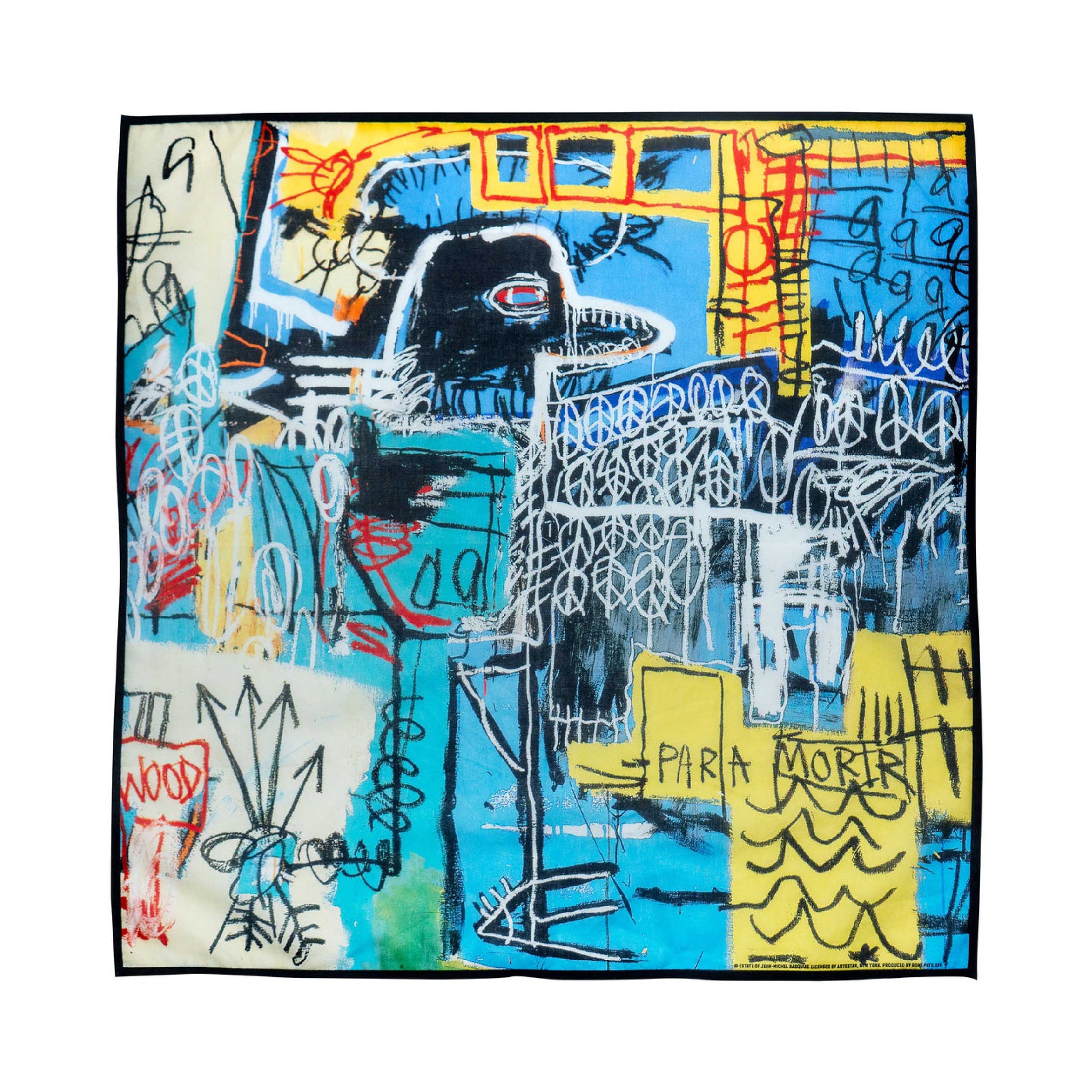 Basquiat BIRD ON MONEY Bandana