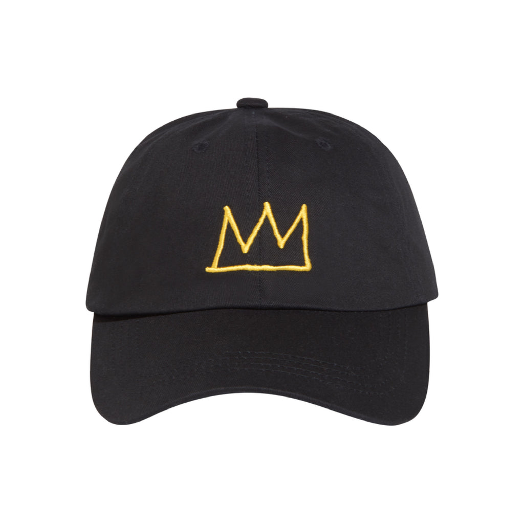 Basquiat CROWN Icon Dad Cap- Black