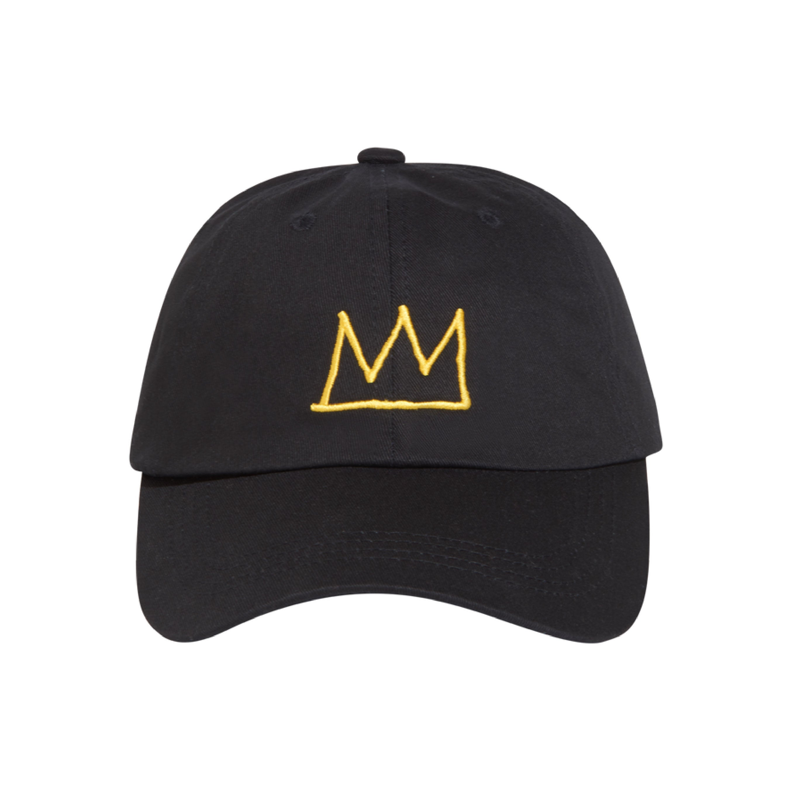 Basquiat CROWN Icon Dad Cap- Black
