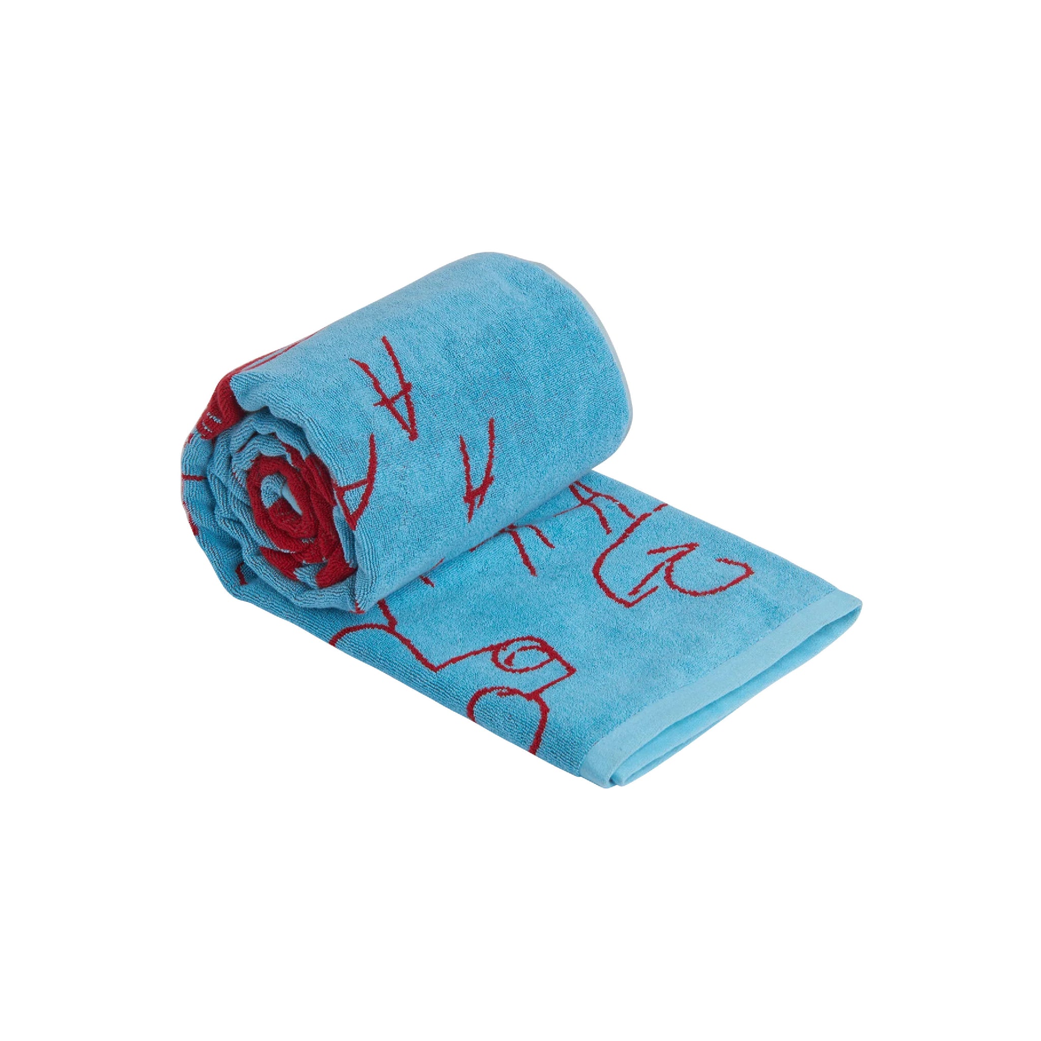 Jean-Michel Basquiat NEW WAVE Jacquard Beach Towel