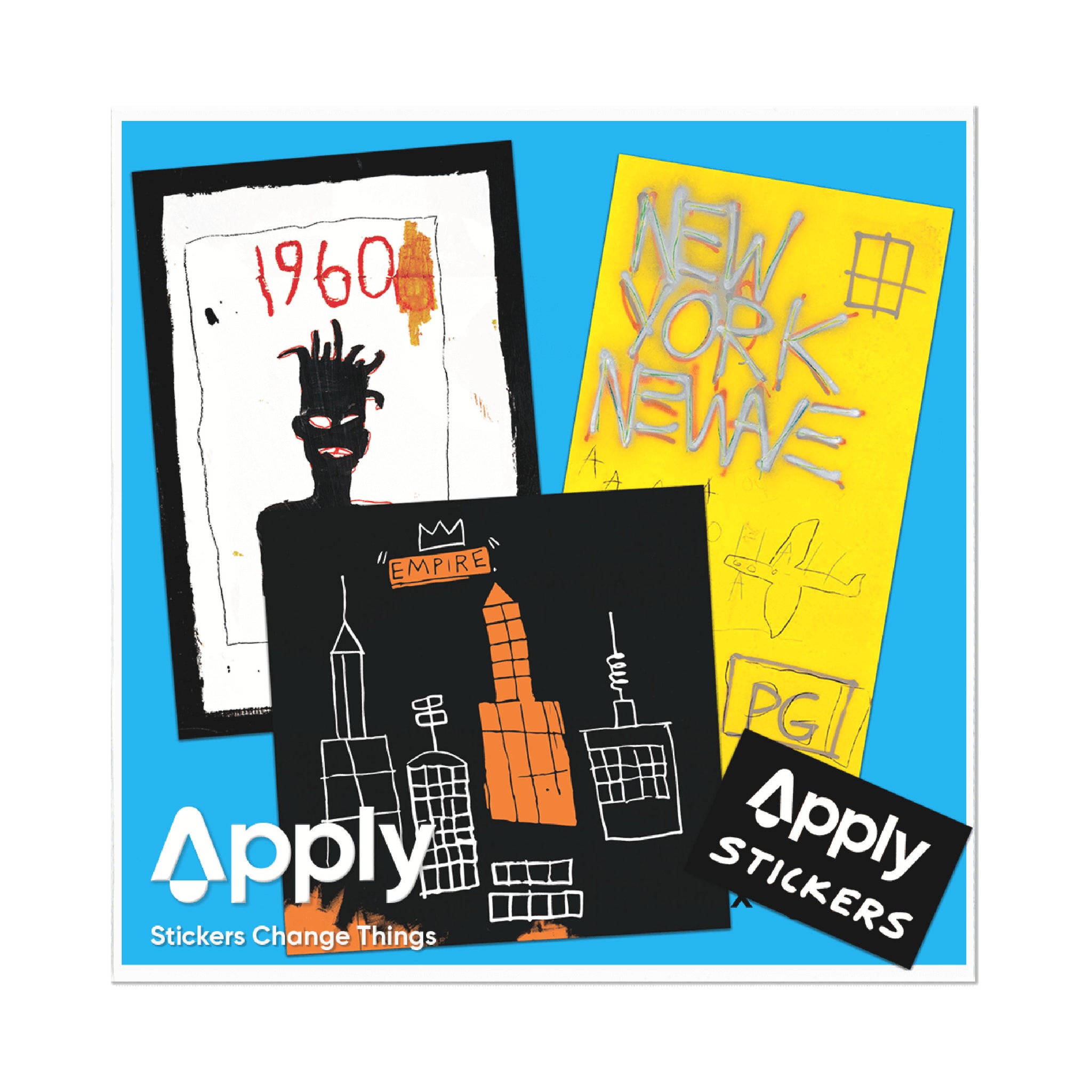 Basquiat NEW YORK Sticker Pack