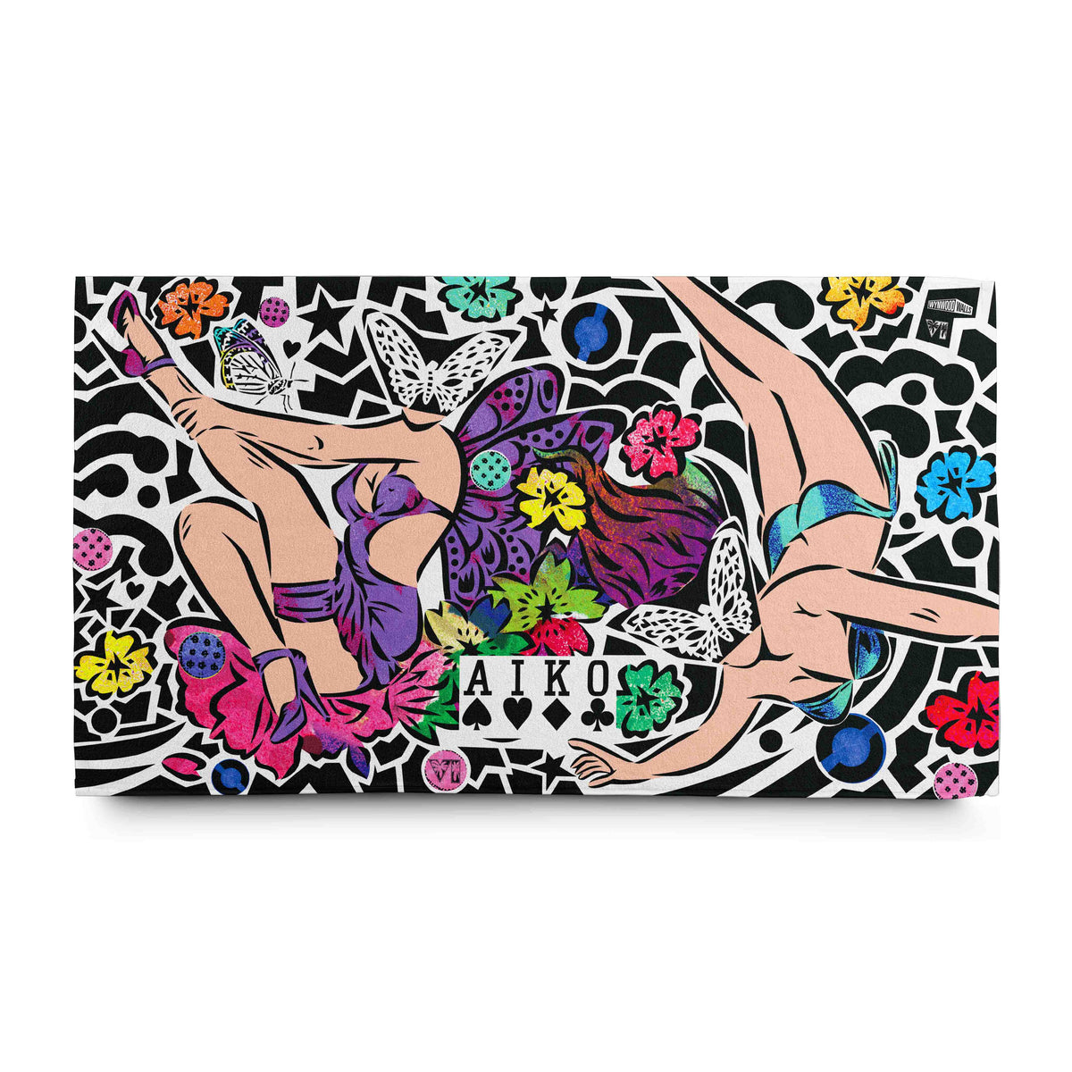 Aiko BUTTERFLIES GOES TO THE BEACH Towel