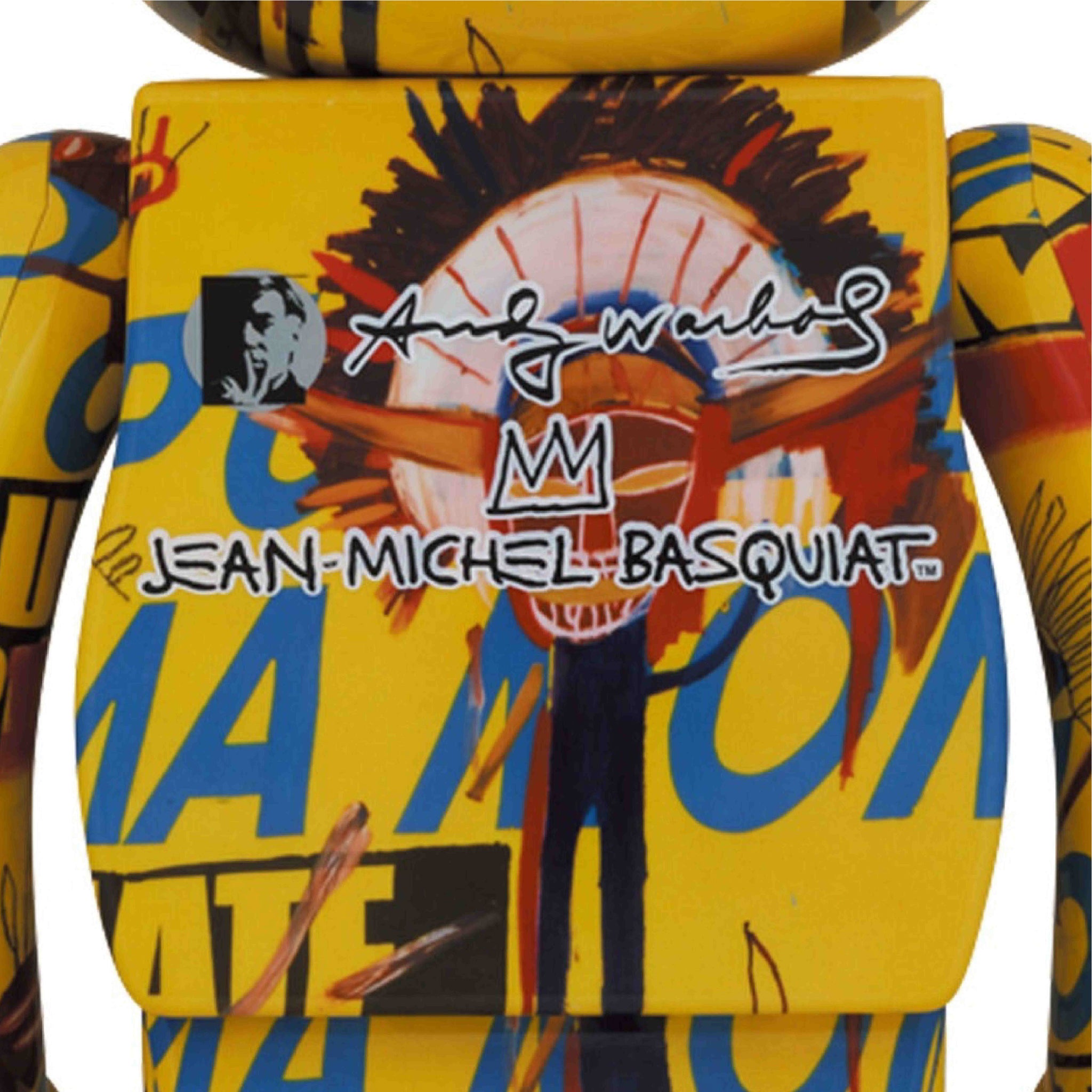Be@rbrick 1000% Andy Warhol x Jean - Michel Basquiat Vol.3