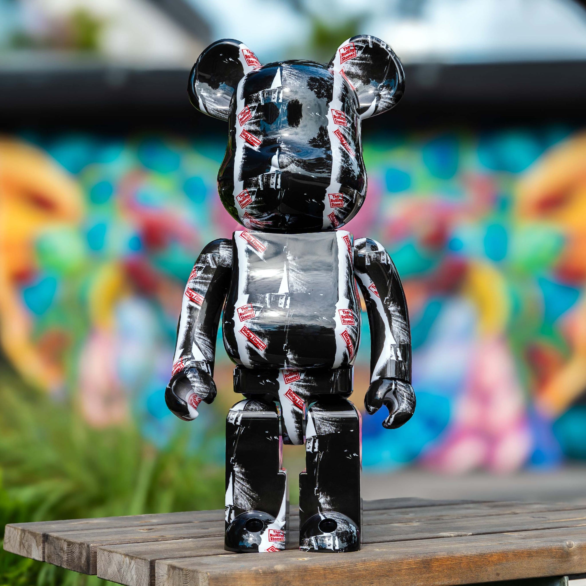 Be@rbrick ANDY WARHOL x THE ROLLING STONES STICKY FINGERS 1000%