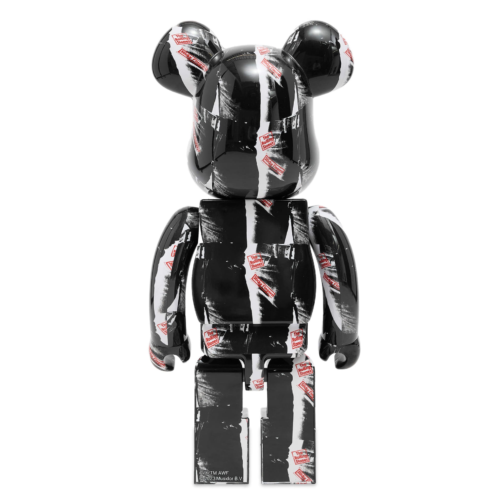 Be@rbrick ANDY WARHOL x THE ROLLING STONES STICKY FINGERS 1000%