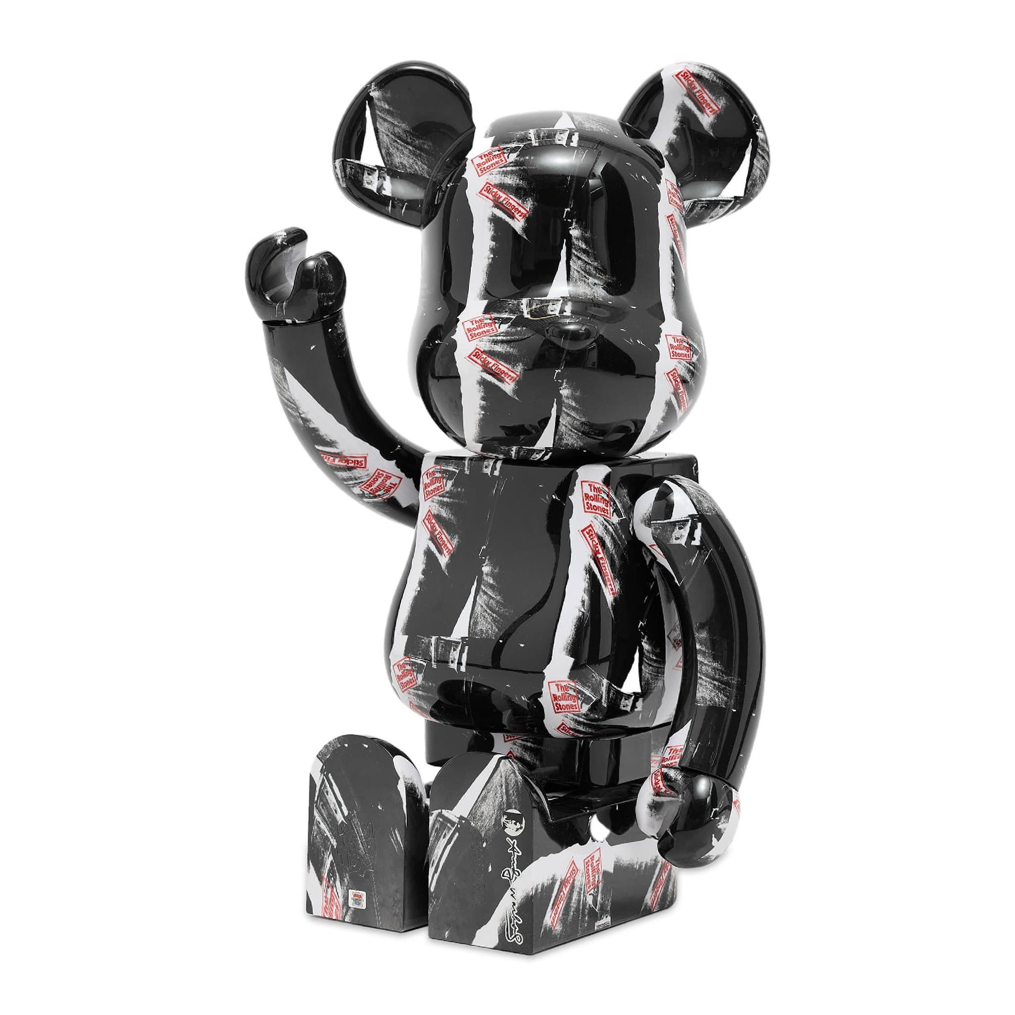 Be@rbrick ANDY WARHOL x THE ROLLING STONES STICKY FINGERS 1000%