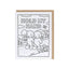 Bobbie Goods HOLD MY HAND Coloring Card
