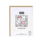 Bobbie Goods HOLD MY HAND Coloring Card