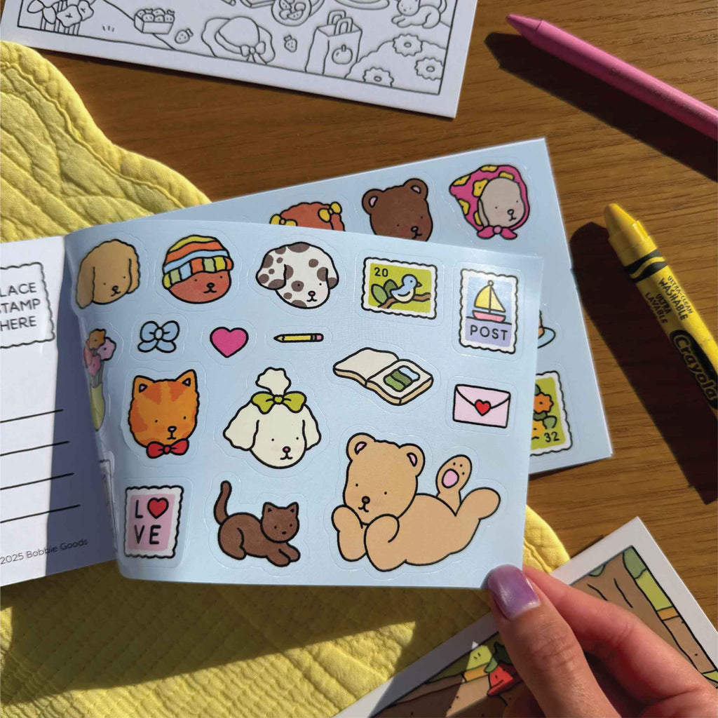 Bobbie Goods Postcard Coloring Book