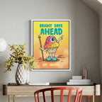 Buff Monster Bright Days Ahead Poster