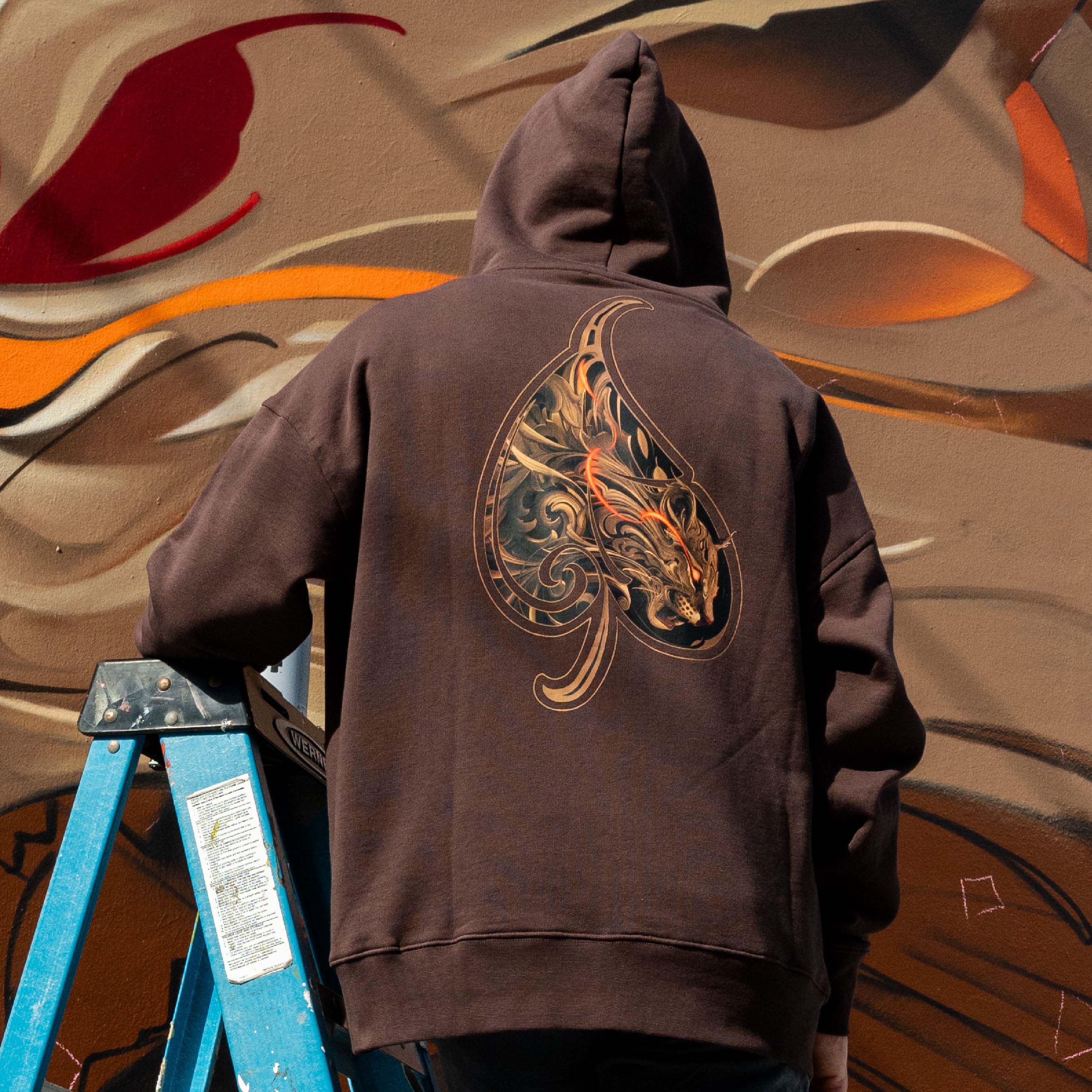 Bublegum ORNAMENTAL OCELOT Hoodie Secondary image