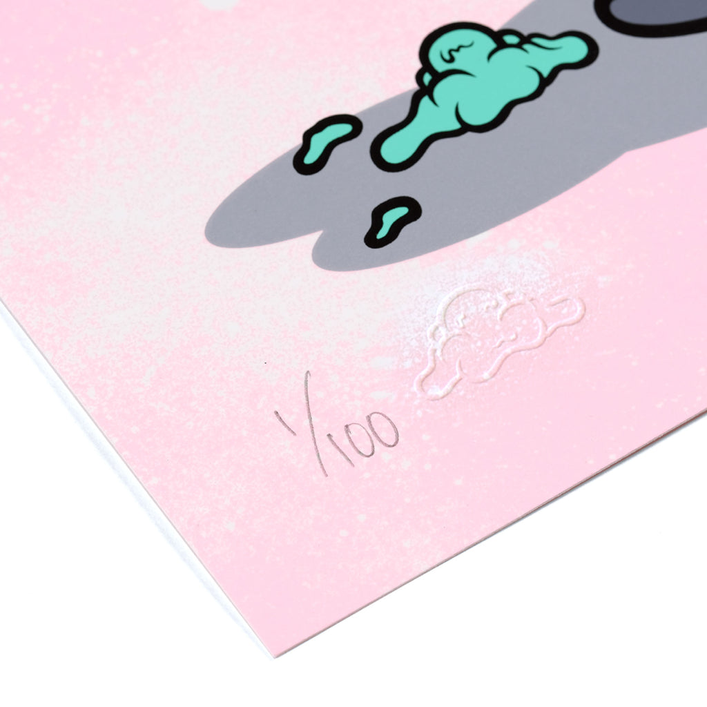 Buff Monster Never Not Melting Print