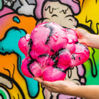 Buff Monster BIG Drip Pink & Black