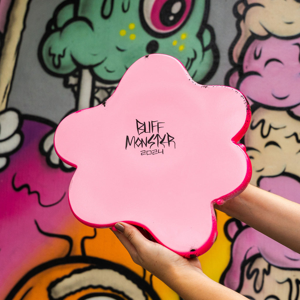Buff Monster BIG Drip Pink & Black