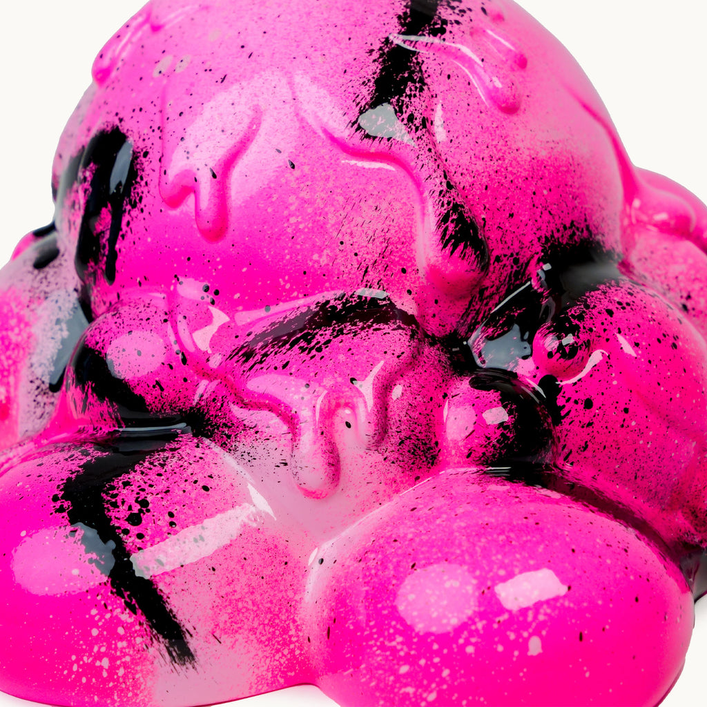 Buff Monster BIG Drip Pink & Black