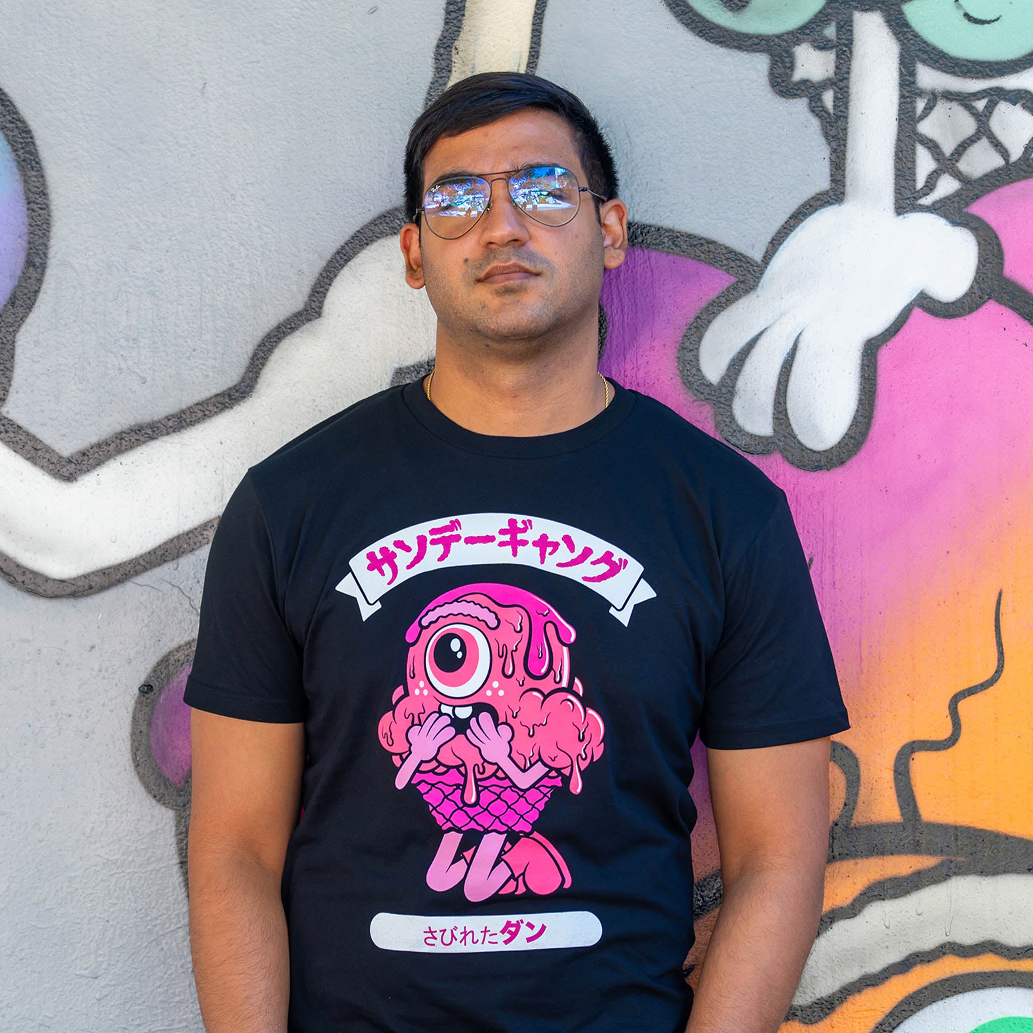 Buff Monster Deserted Dan Black Tees Secondary image