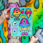 Stay Melty Sticker Sheet by Buff Monster