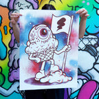 Buff Monster The Bearer of the Bolt 3D Poster