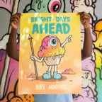 Buff Monster Bright Days Ahead Poster