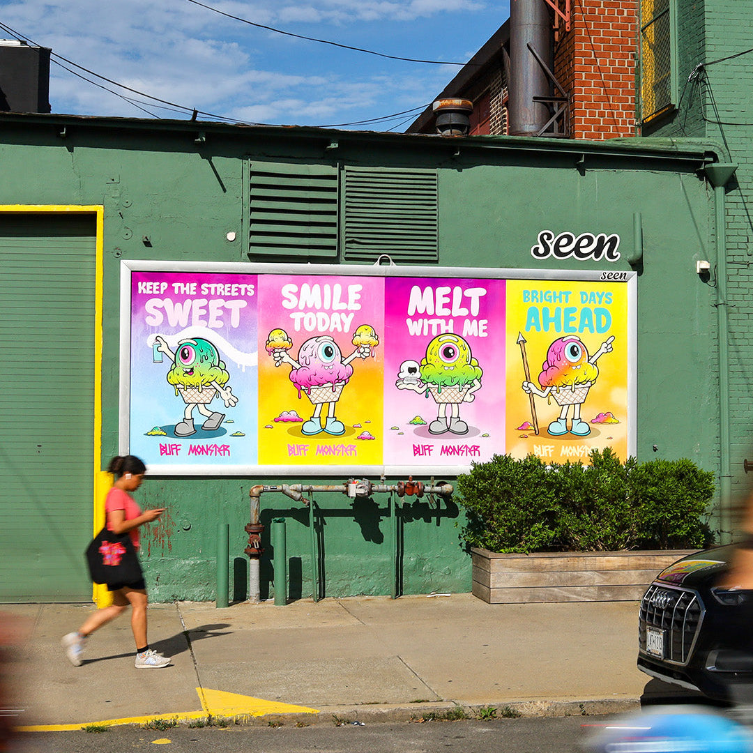 Buff Monster Bright Days Ahead Poster