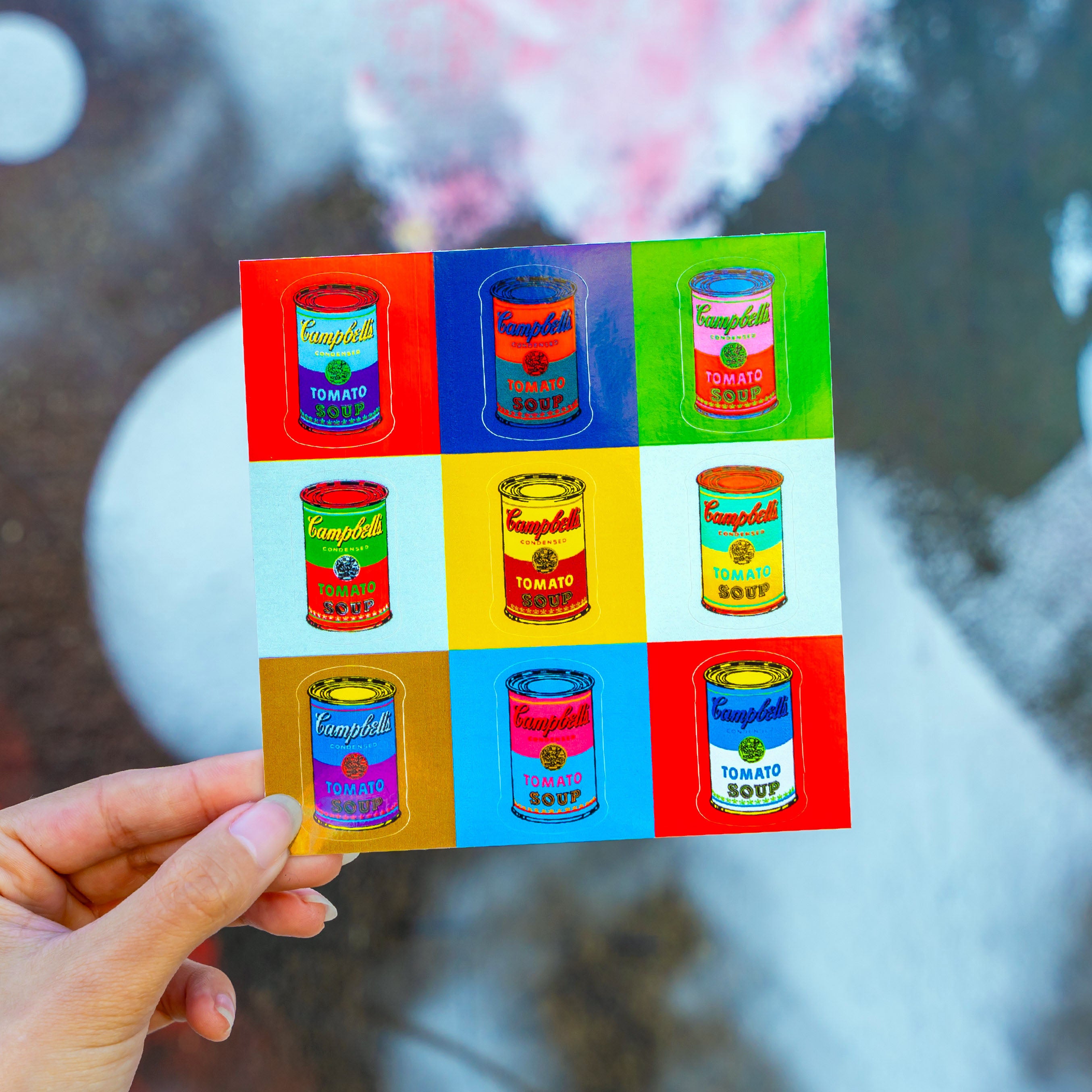 Warhol's Campbell's Soup Cans Stickers – Add a Pop of Art to Your