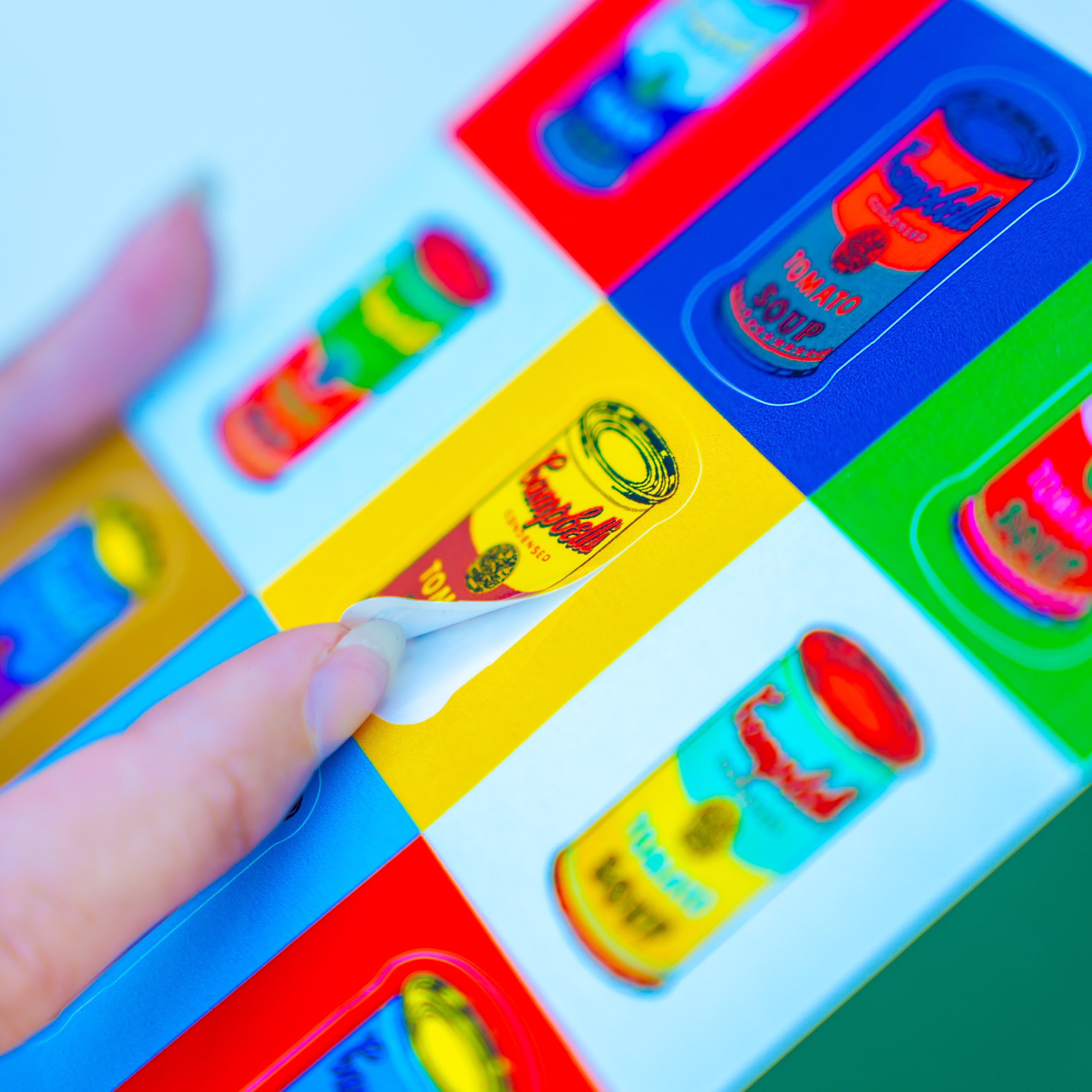 Warhol's Campbell's Soup Cans Stickers – Add a Pop of Art to Your