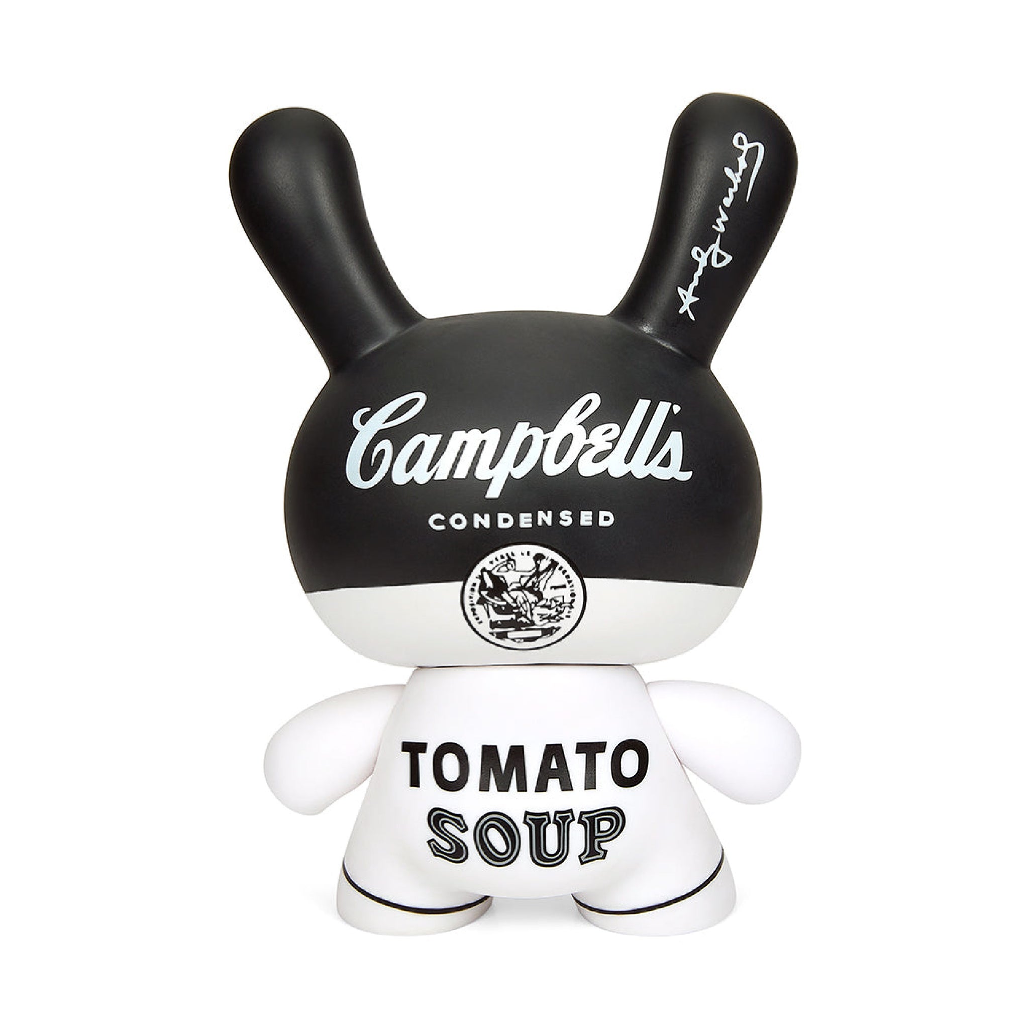 Andy Warhol 8" Campbell's Soup Masterpiece Dunny B&W