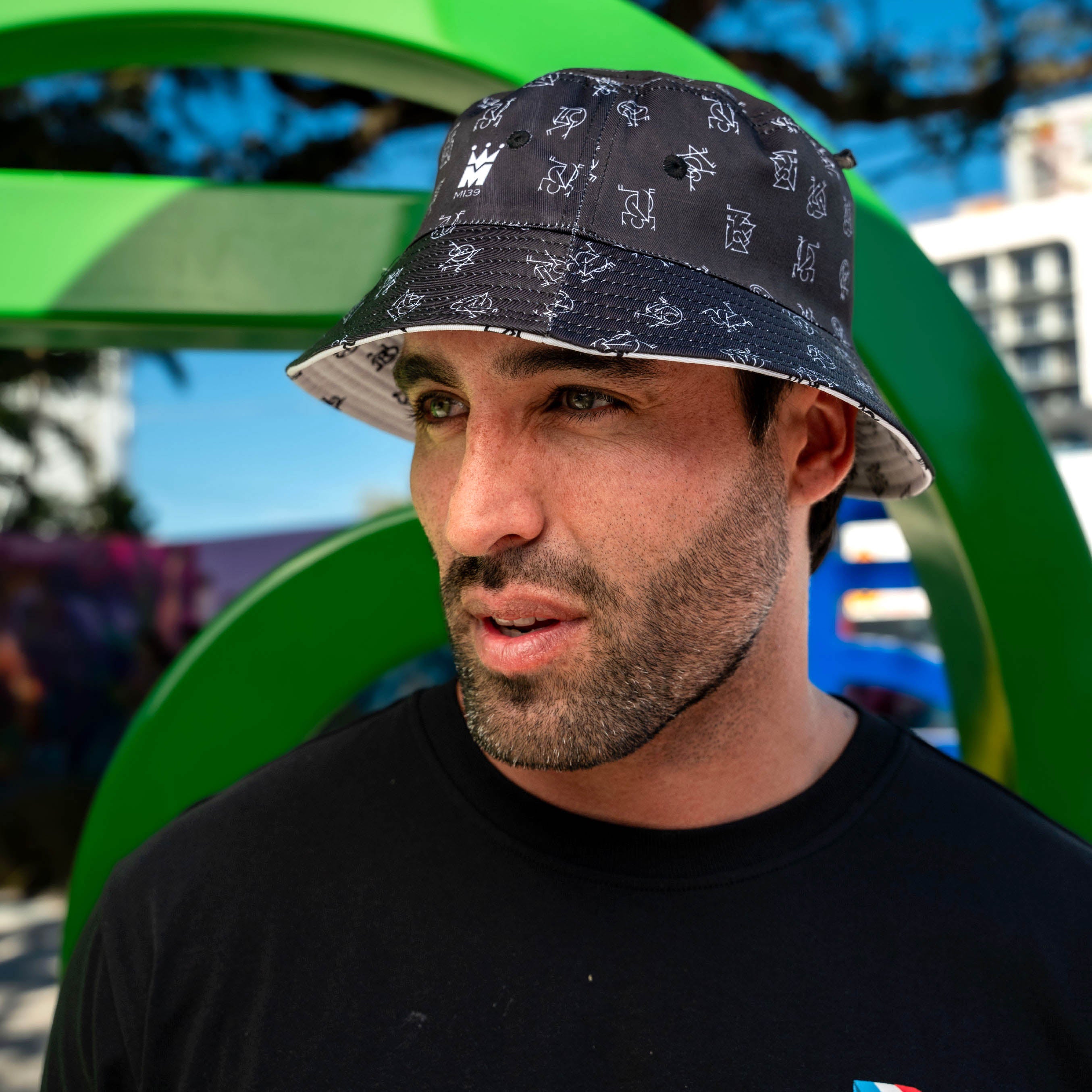 Carlos Mare B-BOY PATTERN Bucket Hat Secondary image