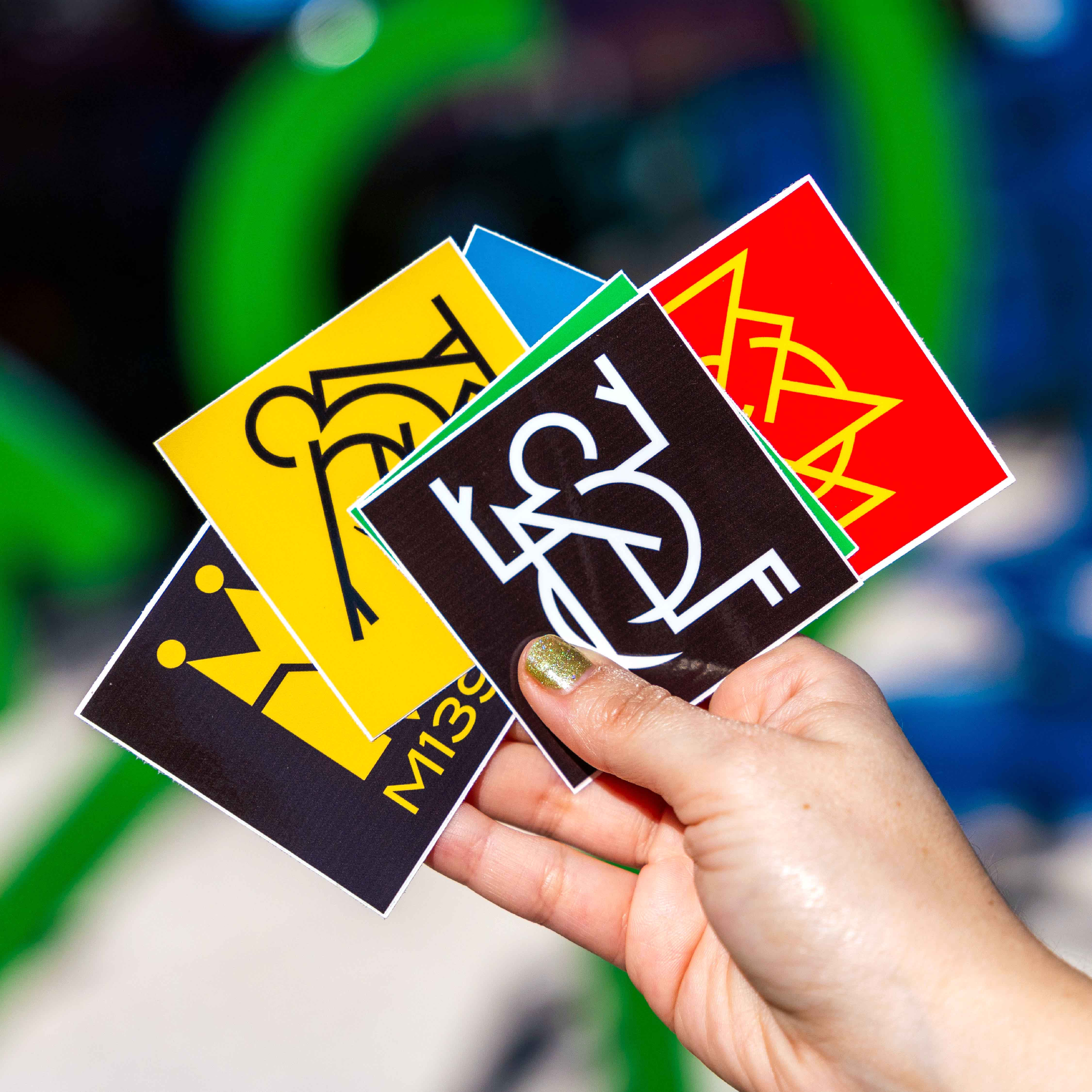 Carlos Mare B-BOY ABSTRACTS Sticker Pack Secondary image