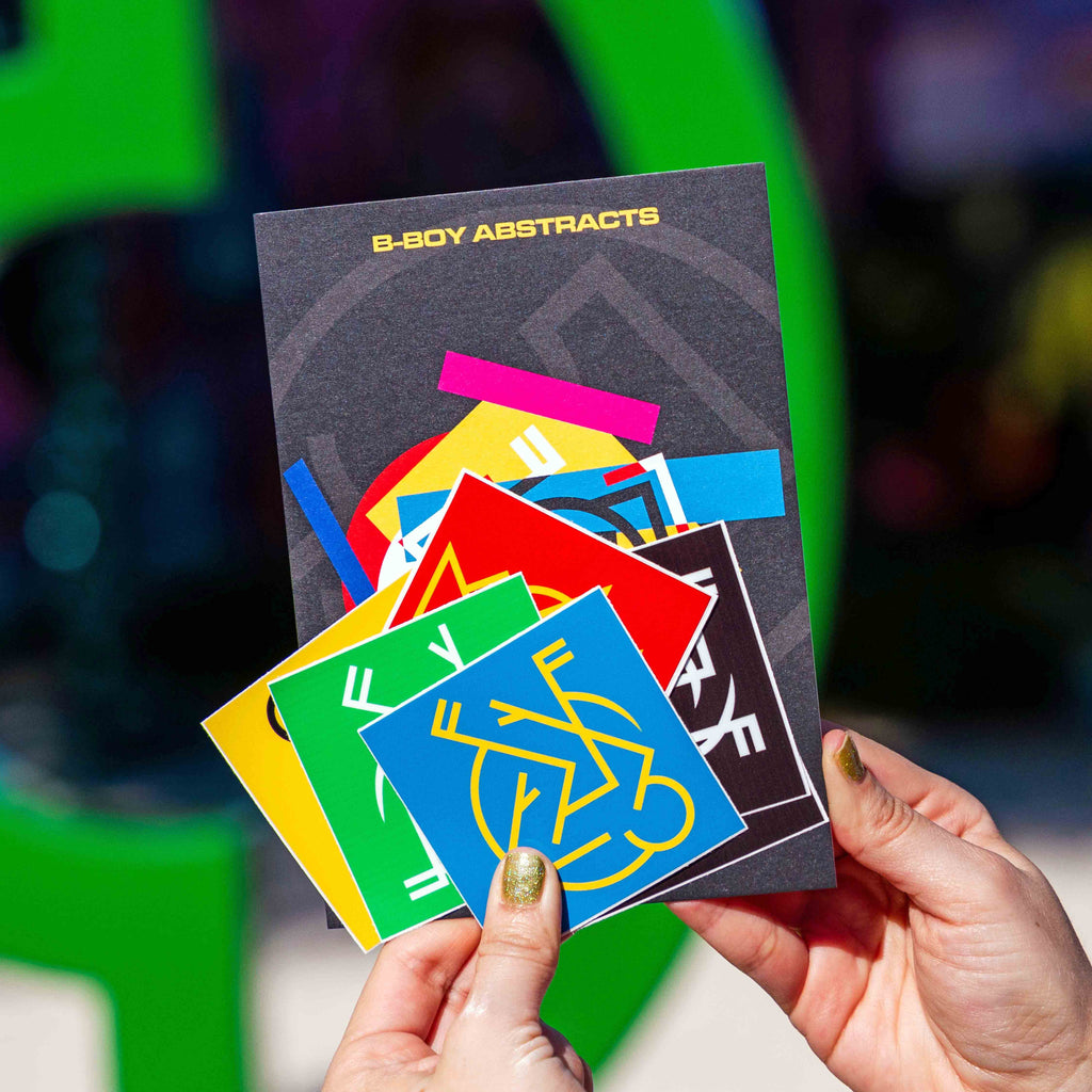 Carlos Mare B-BOY ABSTRACTS Sticker Pack