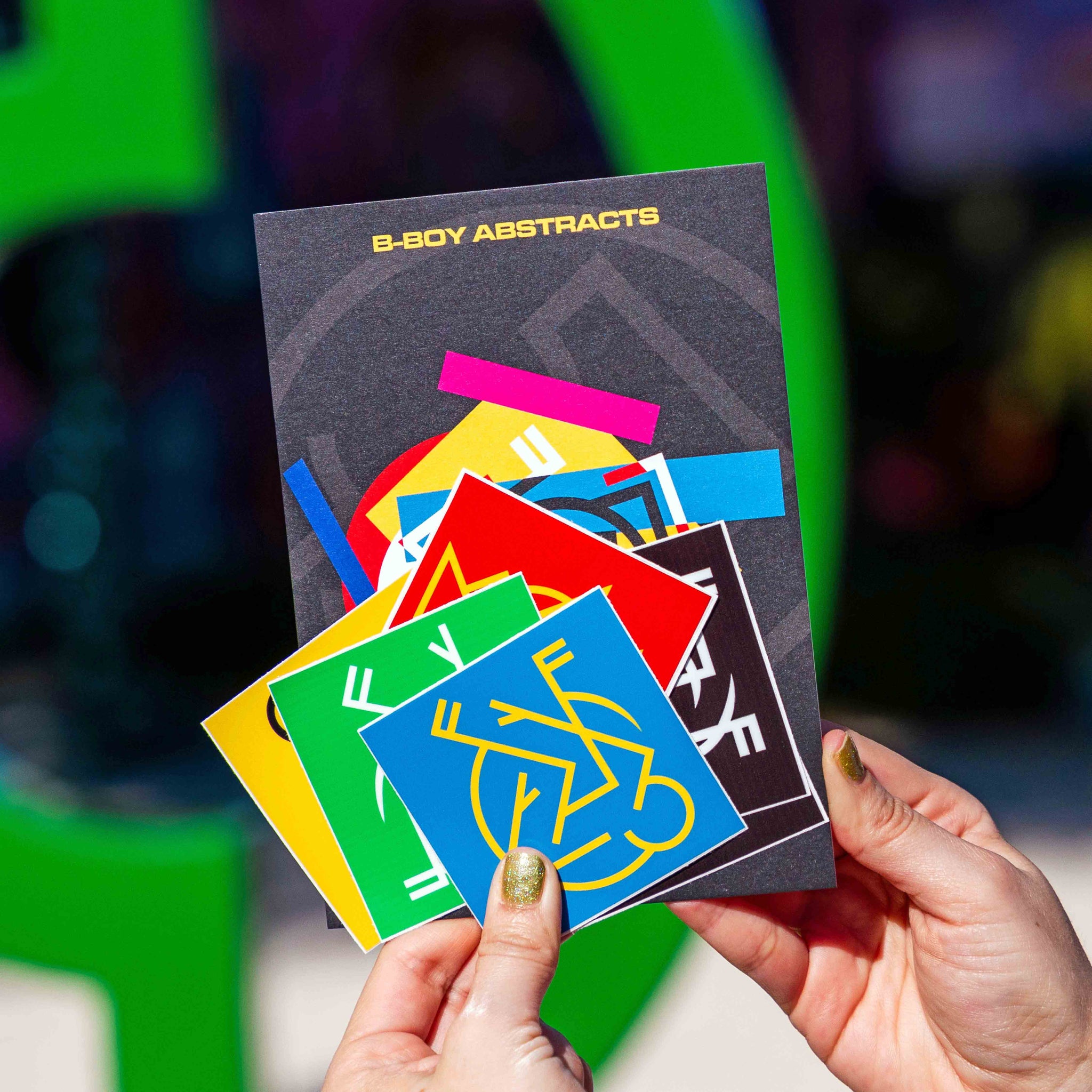 Carlos Mare B-BOY ABSTRACTS Sticker Pack