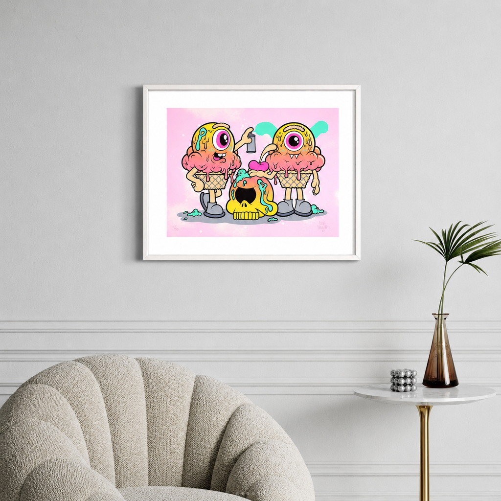 Buff Monster Never Not Melting Print