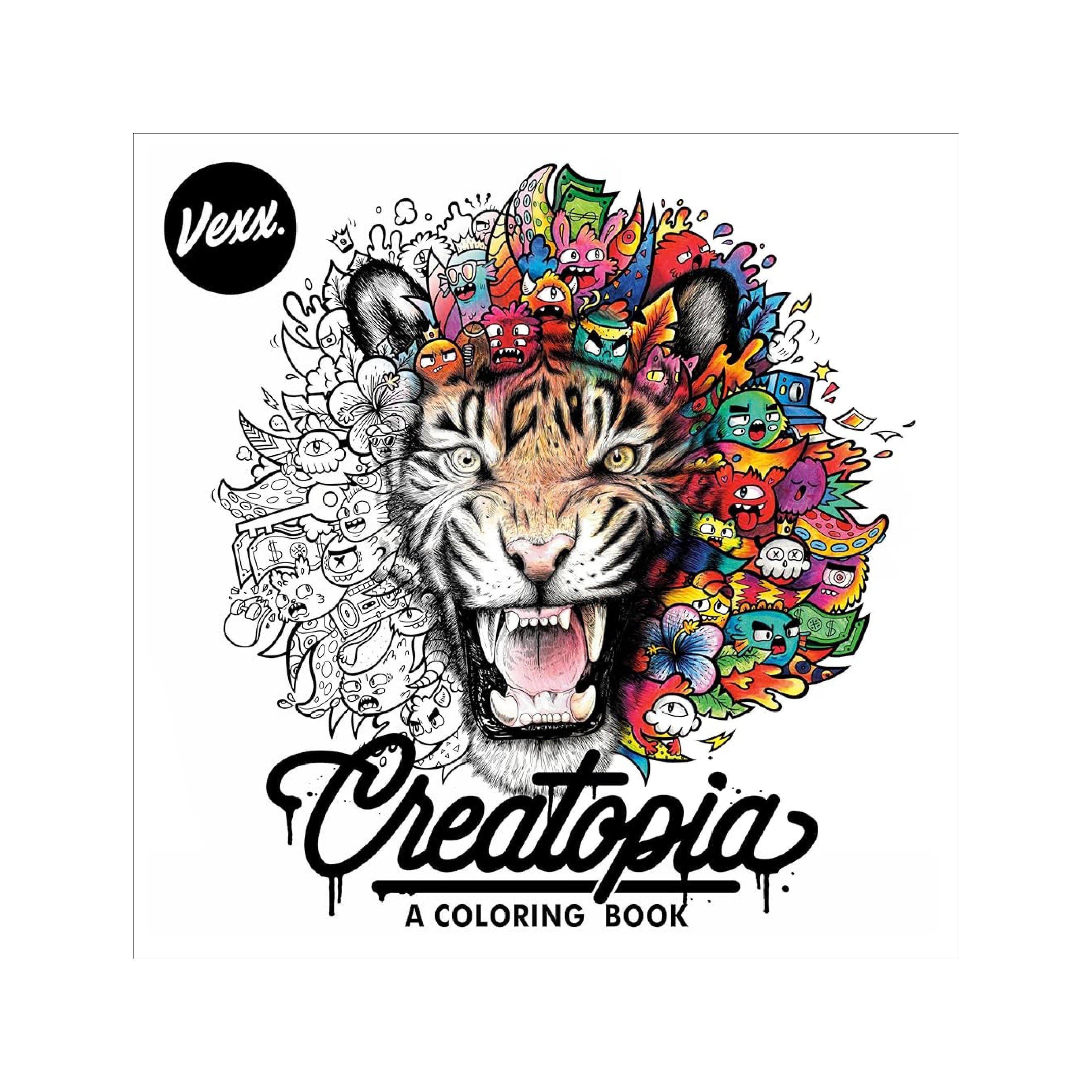 Creatopia: A Coloring Book Main image