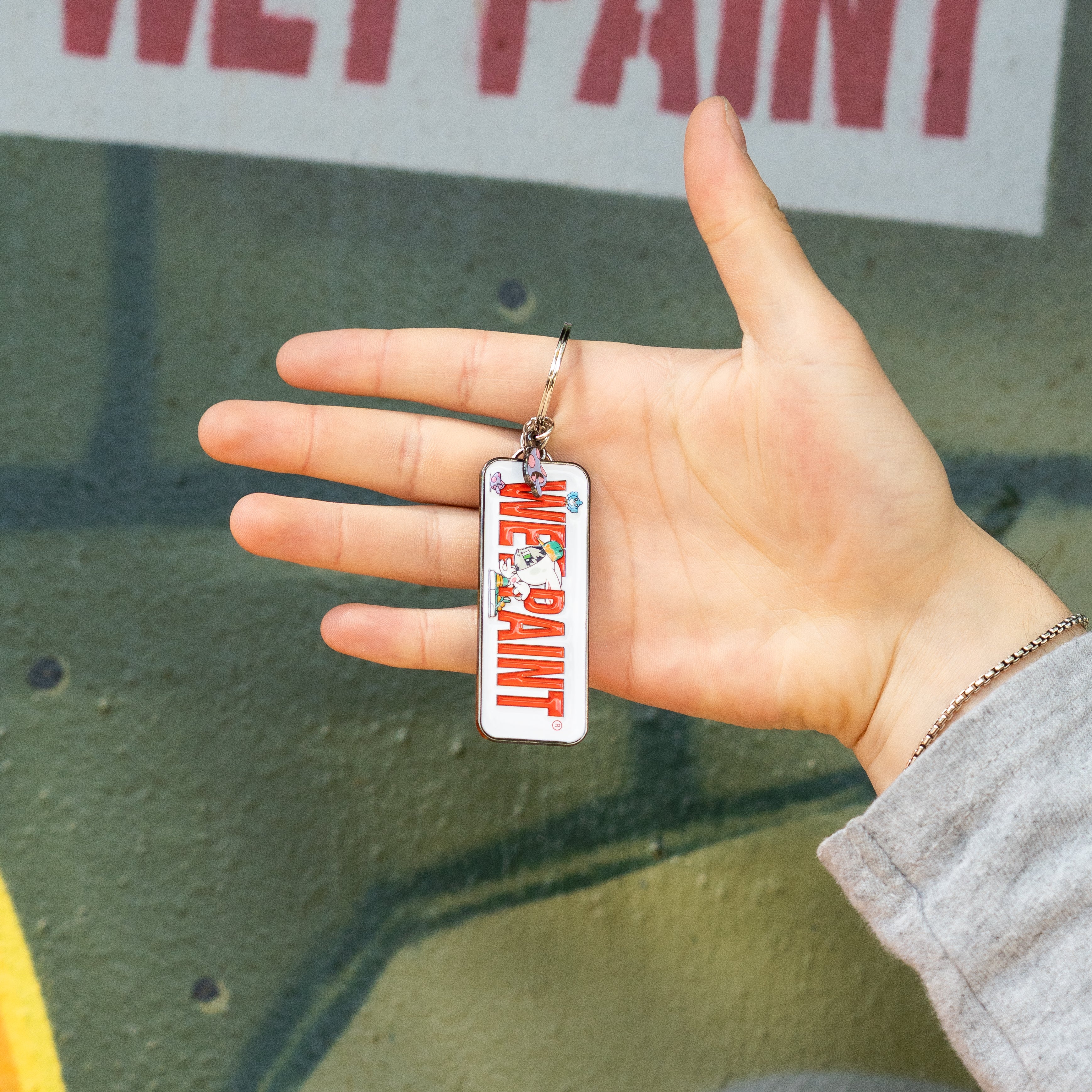 Persue WET PAINT Keychain Secondary image