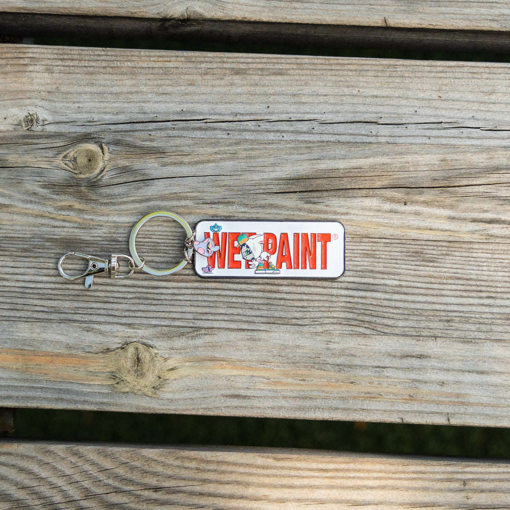 Persue WET PAINT Keychain